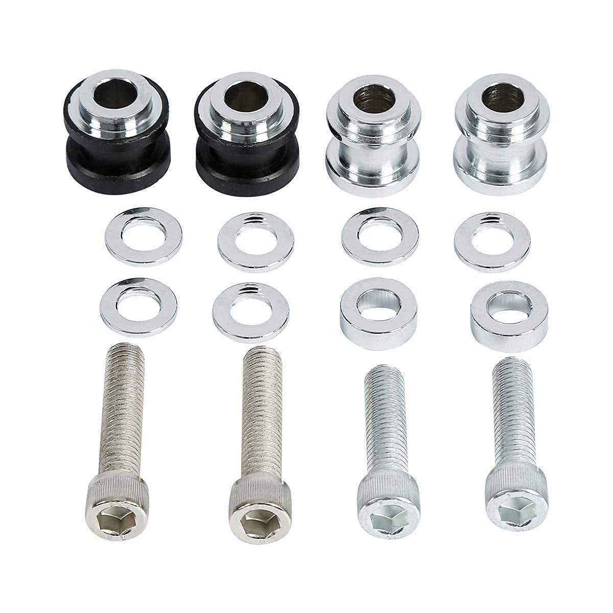 Tcmi H-D Quick Release Luggage Rack Detachable Docking Hardware Kit Fits For Harley Davidson '18-Later Flfb, Flfbs, Fxbr And Fxbrs Models, Chrome