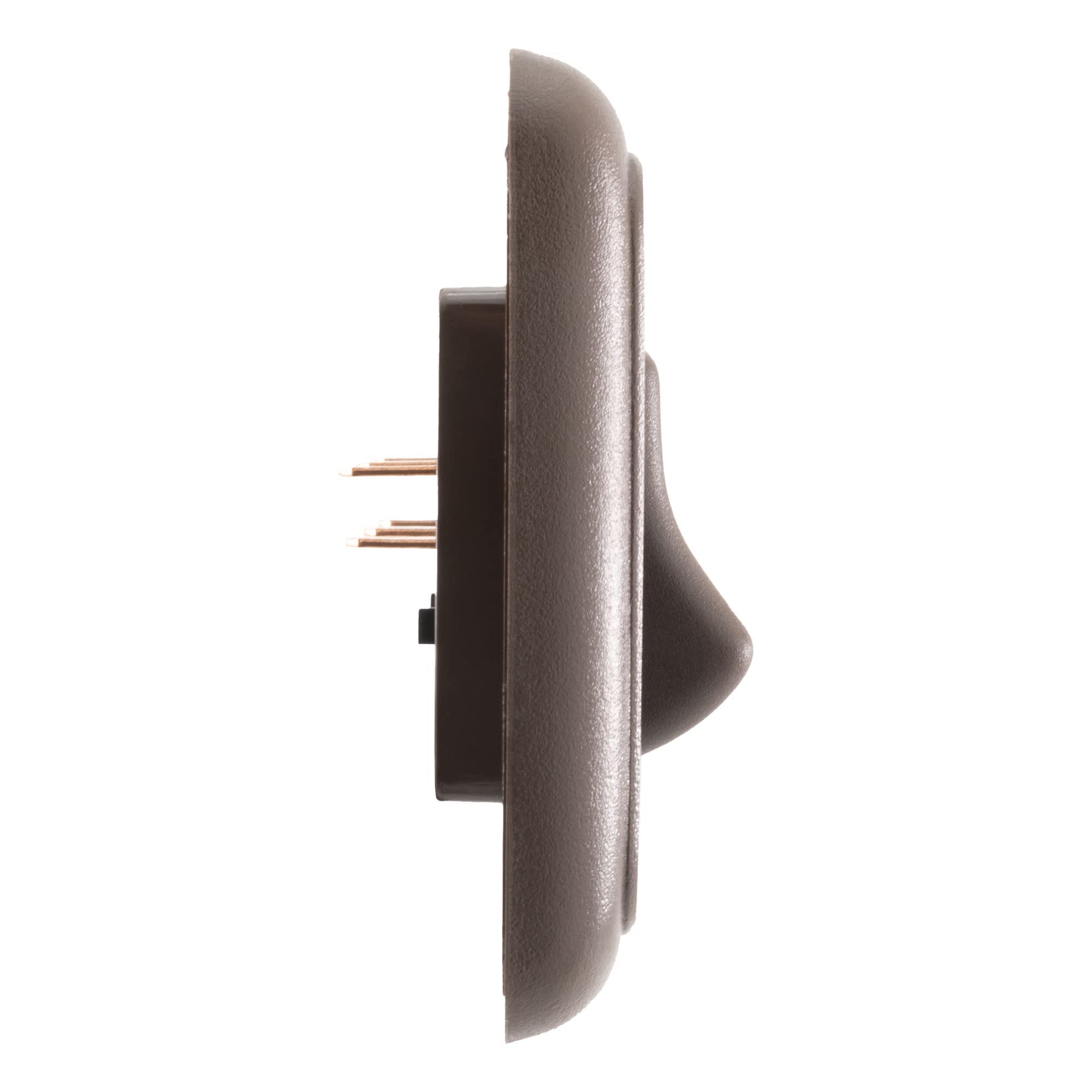 American Technology Components Triple Spst On-Off Switch With Bezel, 12-Volt, For Rv, Trailer, Camper (Brown)