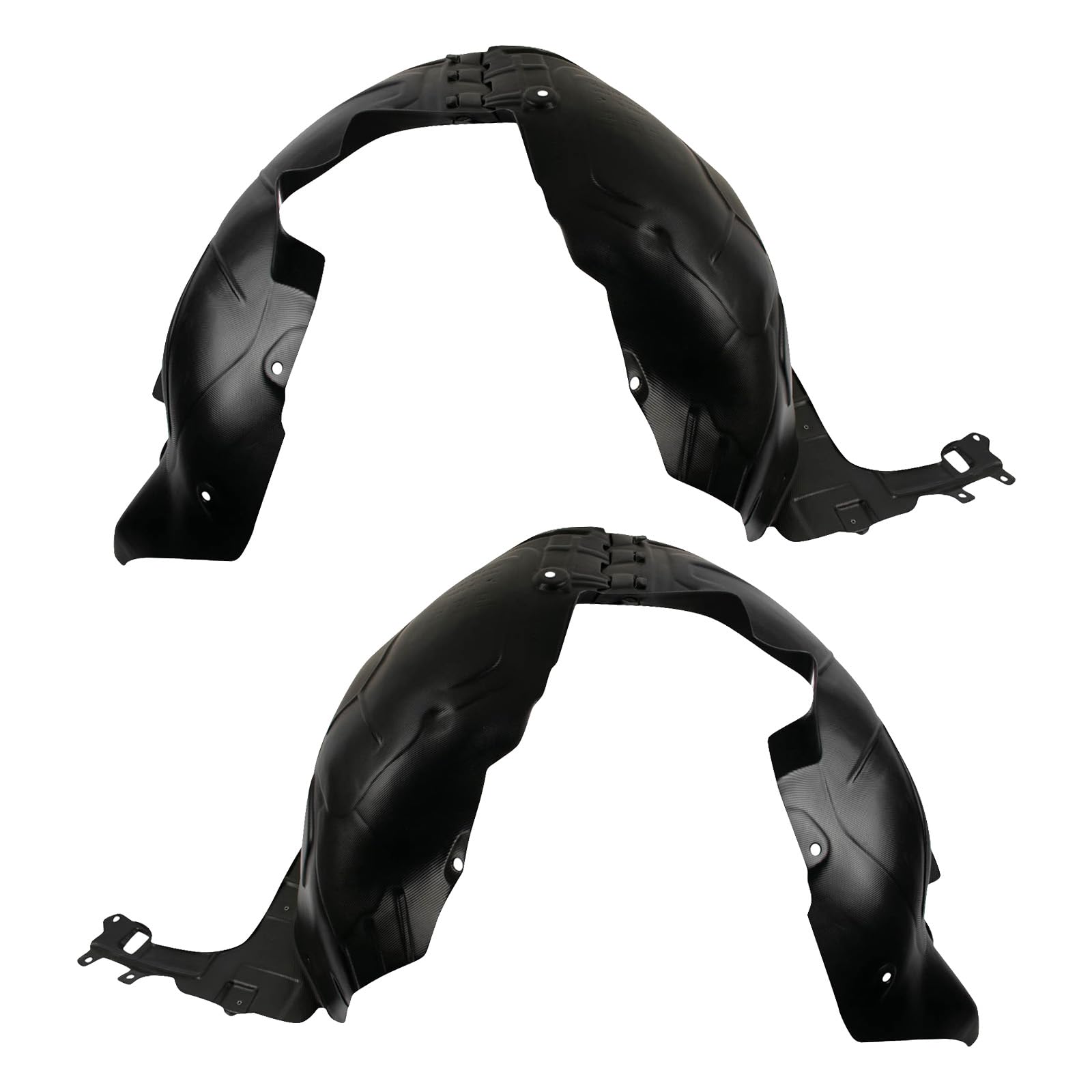 Trq Front Inner Fender Liner Set Compatible With 2013-2015 Chevrolet Malibu 2016 Malibu Limited Gm1248235 Gm1249235