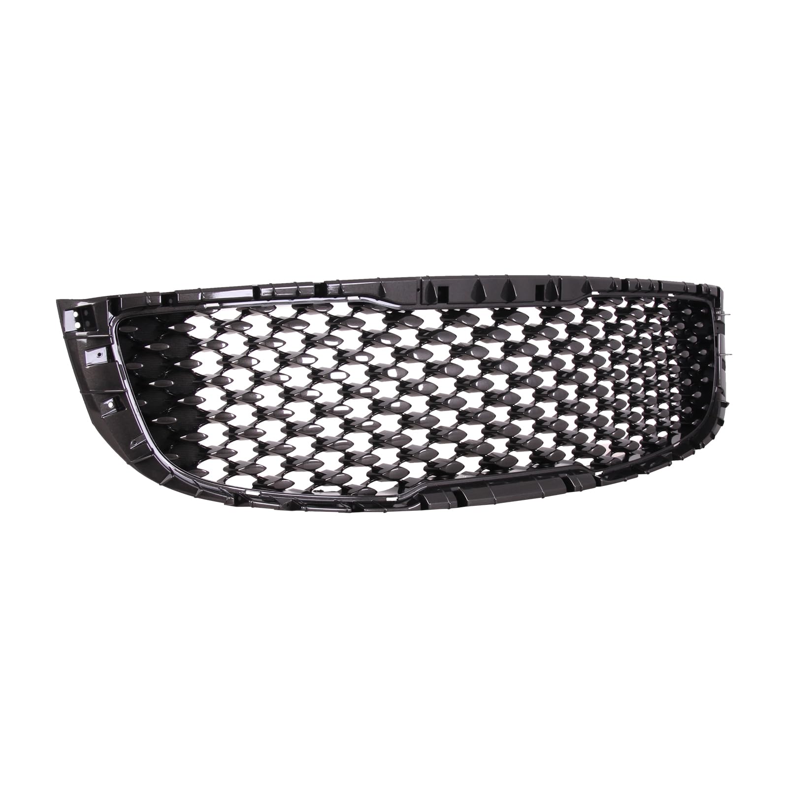 TYG (CAPA QUALITY) Front Grille Compatible with 2015-2018 Kia Sedona EX/L/LX/SX w/o Surround View, ABS OEM Replacement Bumper Gr