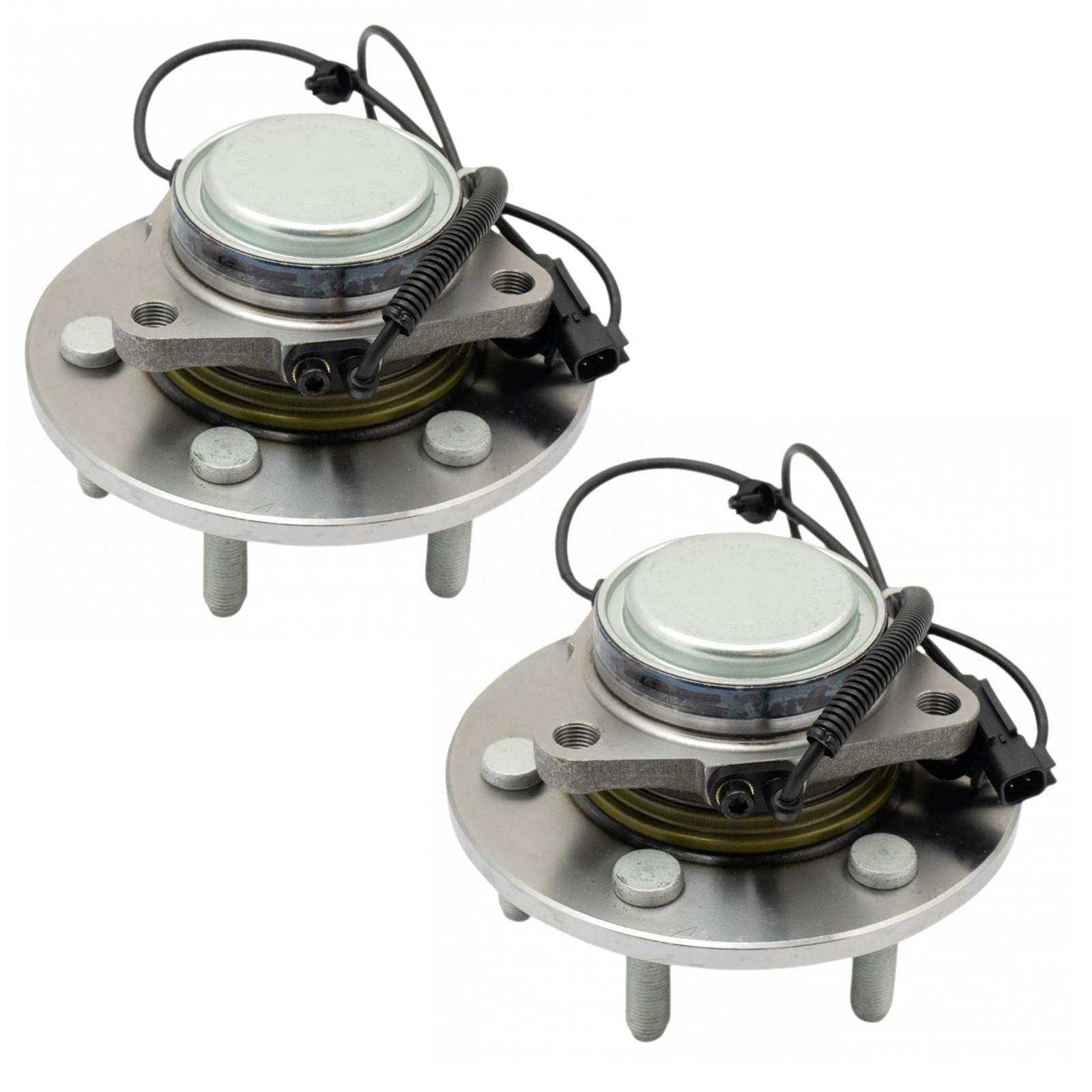 Trq Front Wheel Hub Bearings Assembly Set Compatible With 2019-2023 Ram 1500