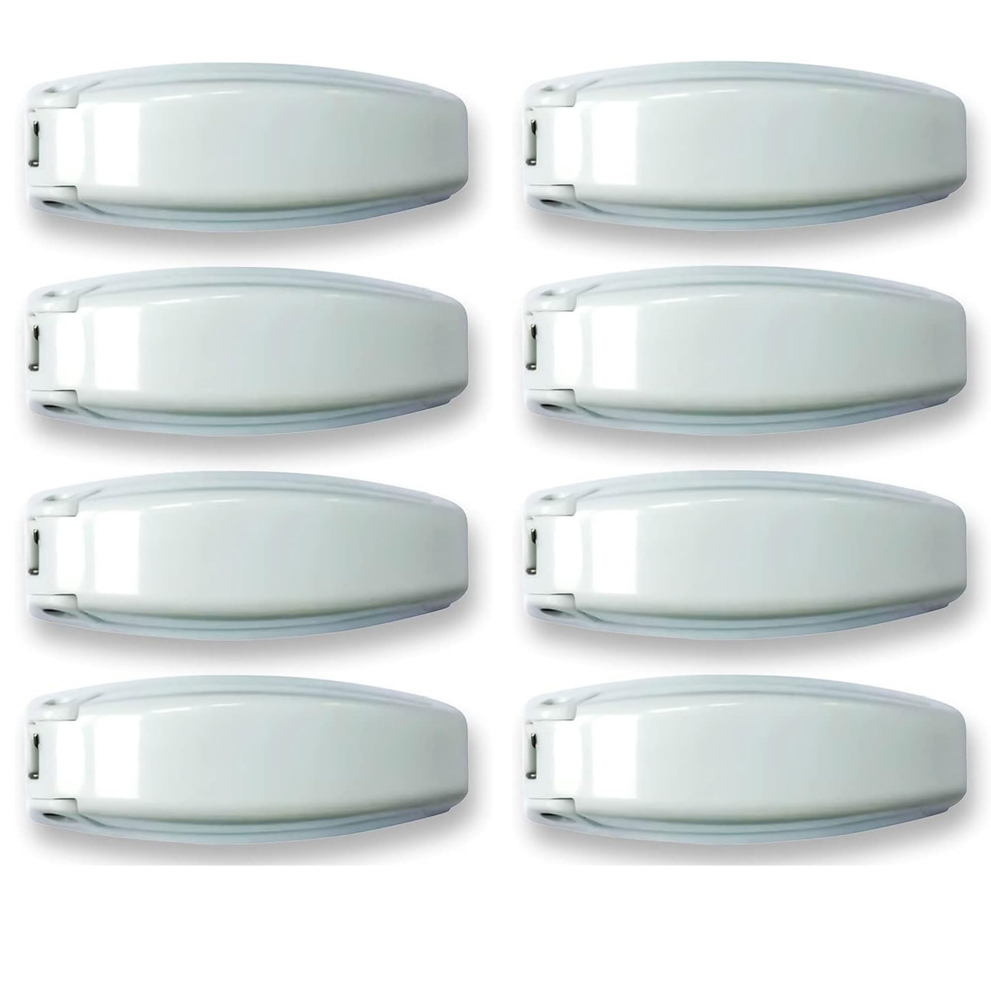 Nu-Set | 4Rv013 Rv Baggage Door Catch | Rv Accessories & Door Hardware (White, 8 Packs)