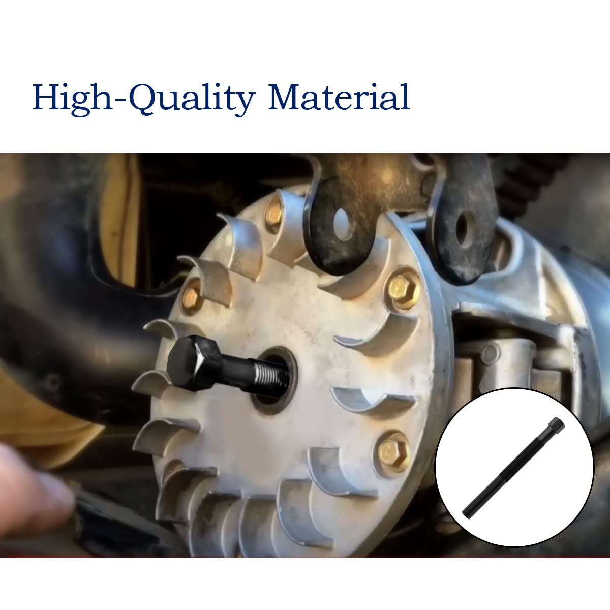 Xtptfabs Heavy Duty Primary Clutch Puller Clutch Removal Tool (Thread 11/16-24) Compatible With John-Deere Gator 4X2 4X4 6X6 (Re