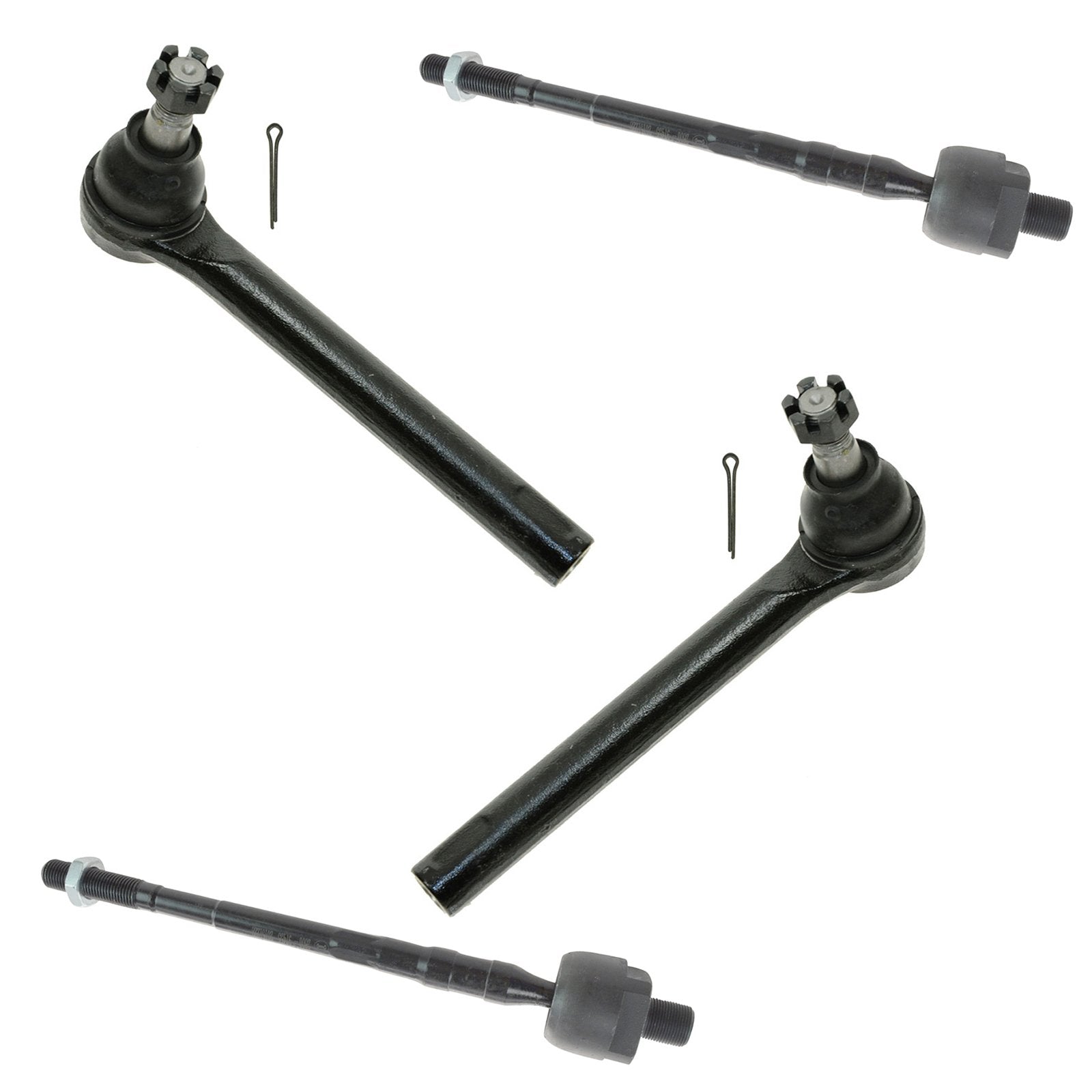Trq Front Tie Rod Set Compatible With 2005-2007 Nissan Murano