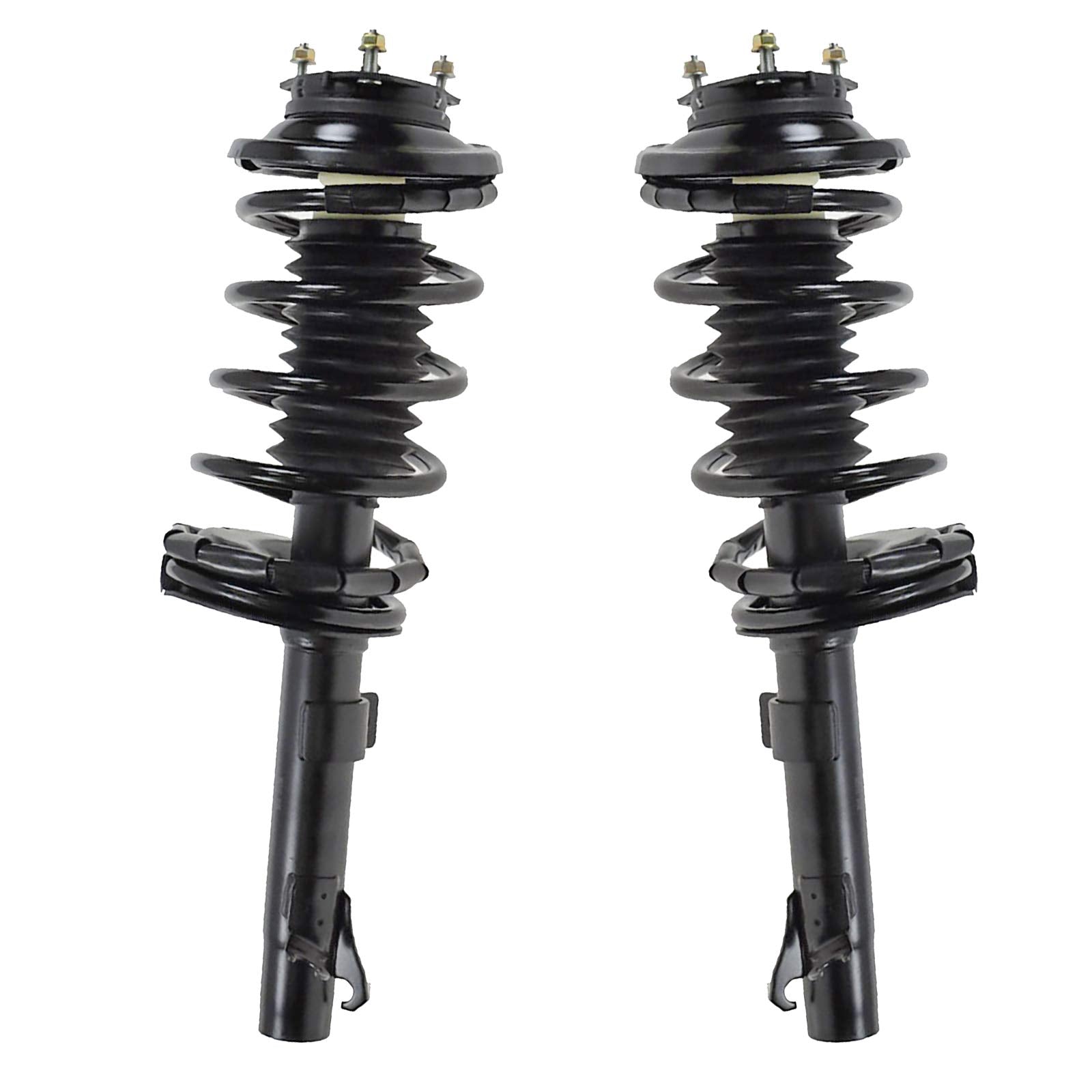 Trq Front Strut & Coil Spring Assembly Set Driver & Passenger Sides Compatible With 00-05 Ford Focus