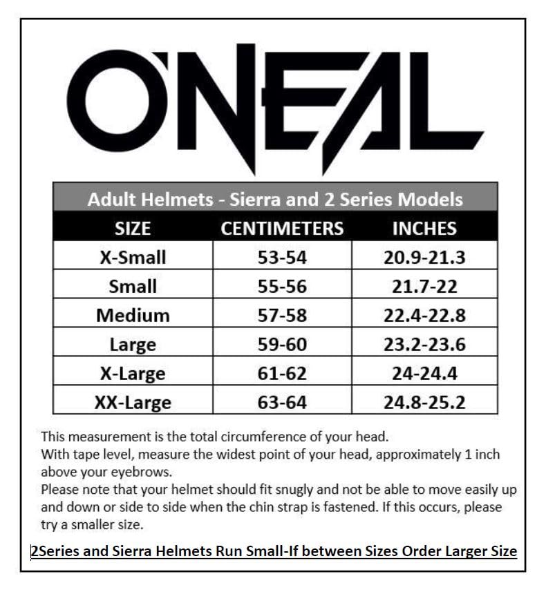 O'Neal Sierra Helmet, Black/Red Xl