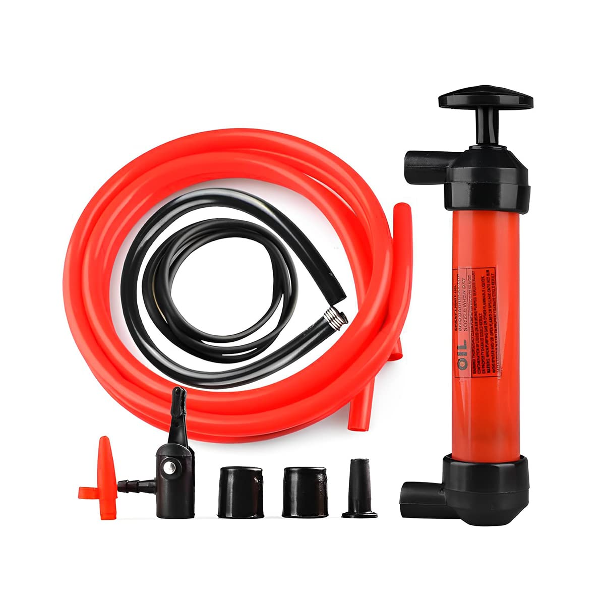 Car Siphon Transfer Pump Kit, 200Cc Siphon Hand Pump Kit Fluid Fuel Extractor Suction Tool, Multi-Purpose Manual Oil Pump Fuel Liquid Transfer Pump For Oil Gasoline Water Liquids And Air