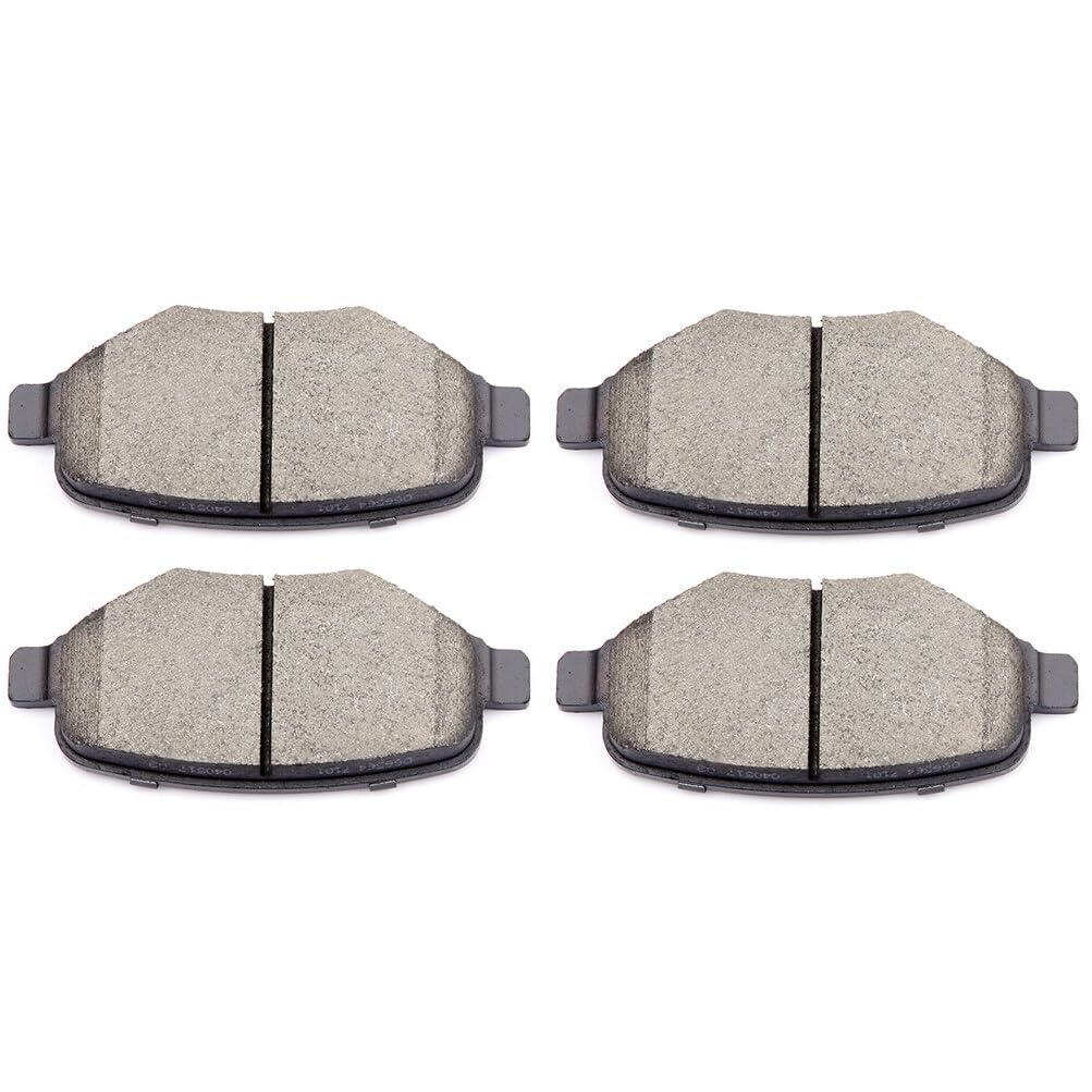 Eccpp D1377-8488 Rear Ceramic Disc Brake Pad Set - Fit For Ford Edge 2011-2015, Explorer 2011-2019, Flex 2009-2017, Taurus 2010-