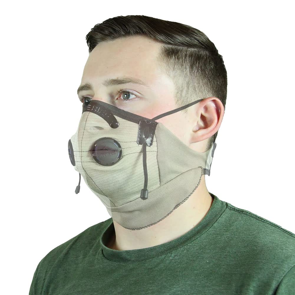 Atv Tek Pro Series Rider Filtered Dust Mask (Tan/Black, Universal)