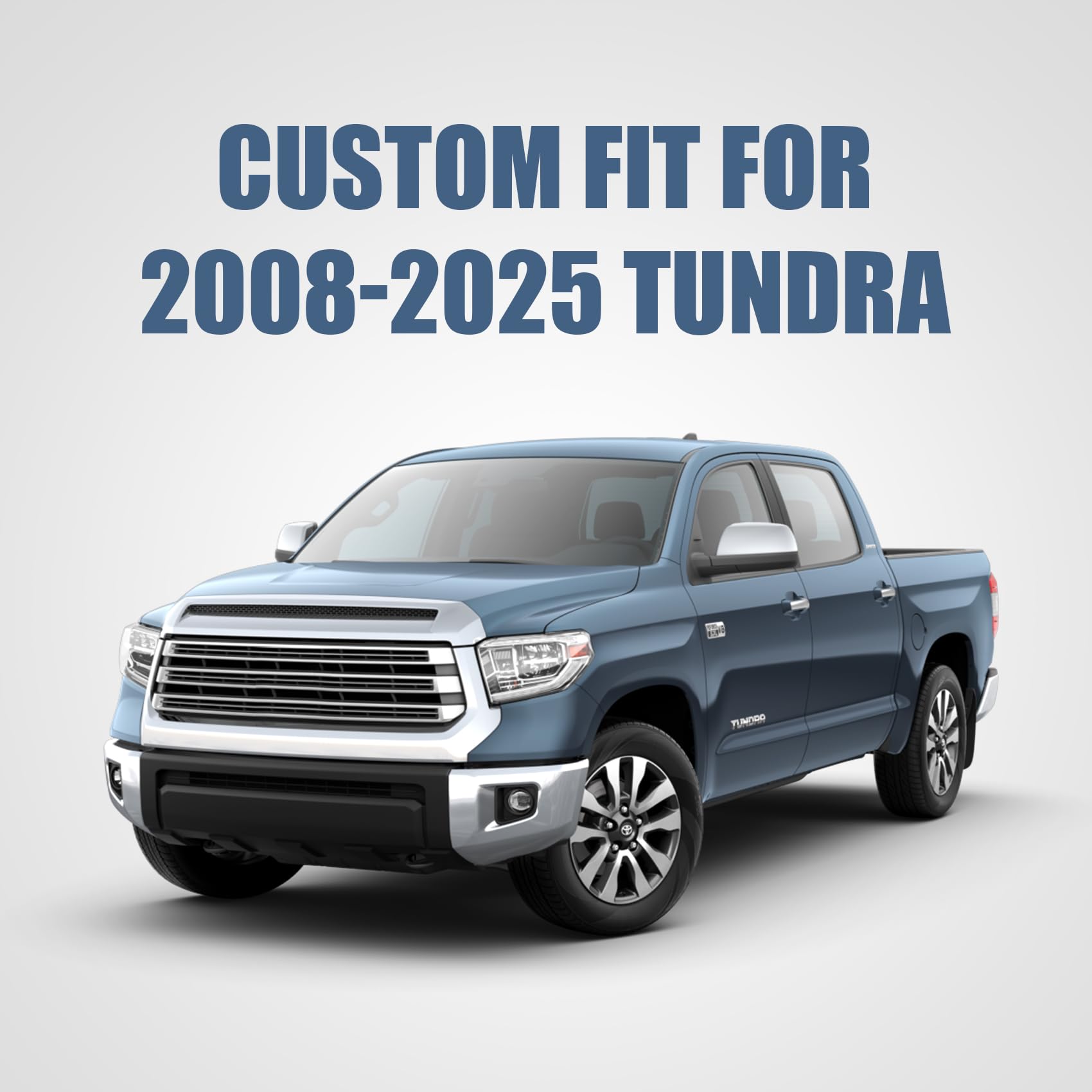 Aierxuan Front Seat Covers Compatible With Toyota Tundra Custom Fit 2008-2025 Truck Pickup Crewmax Double Cab Waterproof Leather