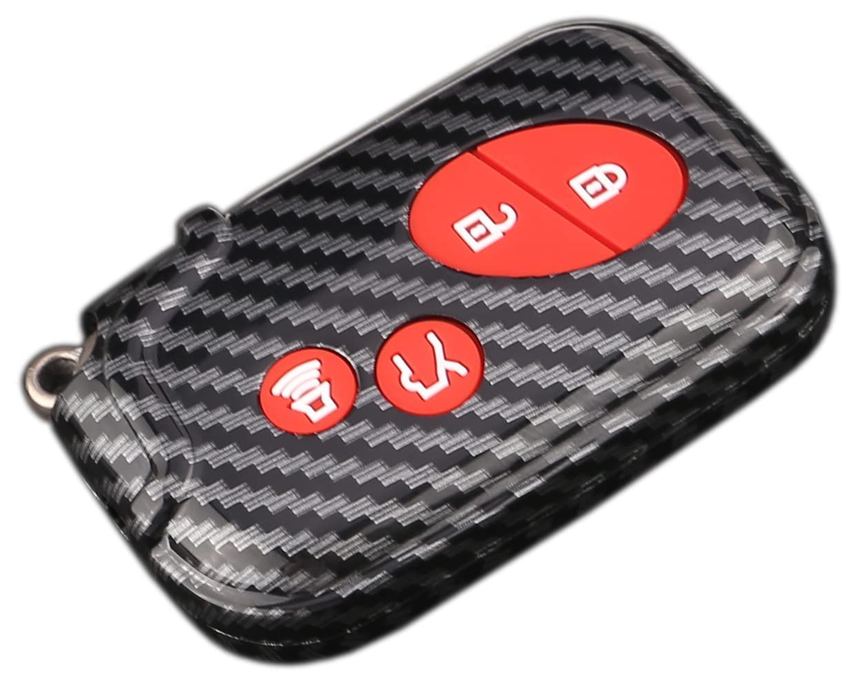 Horande ABS Carbon Fibre Protector Key Fob Cover fit for Lexus ES350 GS300 GS350 GS430 GS450h ISC IS250 IS350 LS460 LS600h Keyle
