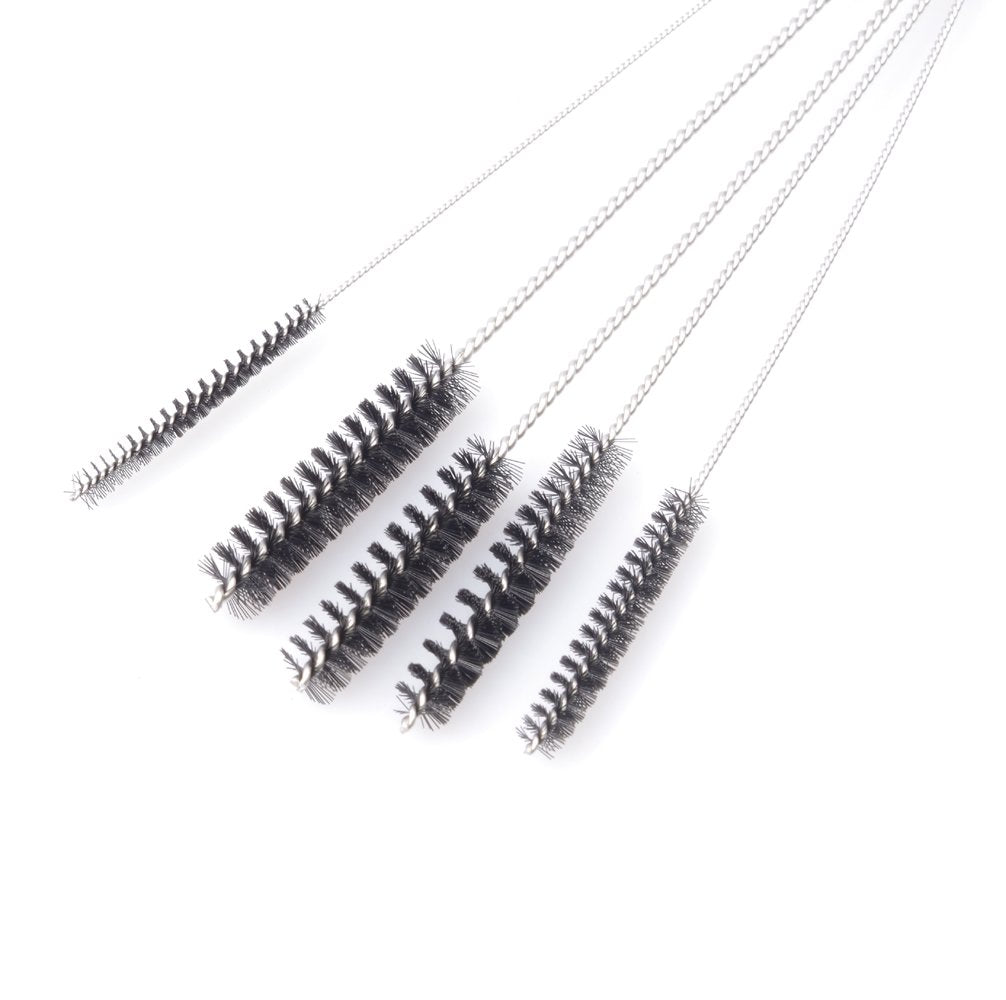 Dosens Carburetor Carbon Dirt Jet Remove Cleaner Carb Cleaner Cleaning Brushes Kit Multi Purpose Nylon Tube Brushes - 20 Needles