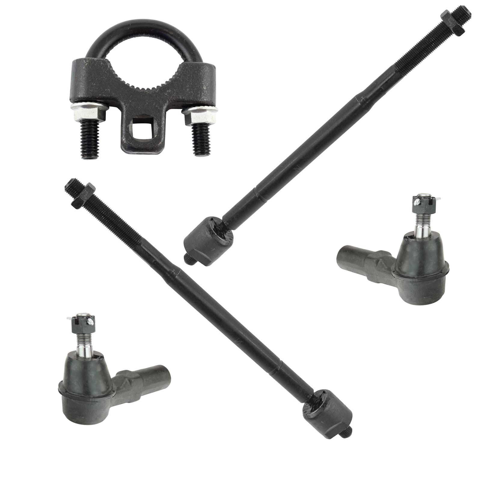 TRQ Front Inner and Outer Tie Rod Set Compatible with 1992-2001 Lexus ES300 1995-2004 Toyota Avalon Camry 1998-2003 Sienna 1999-