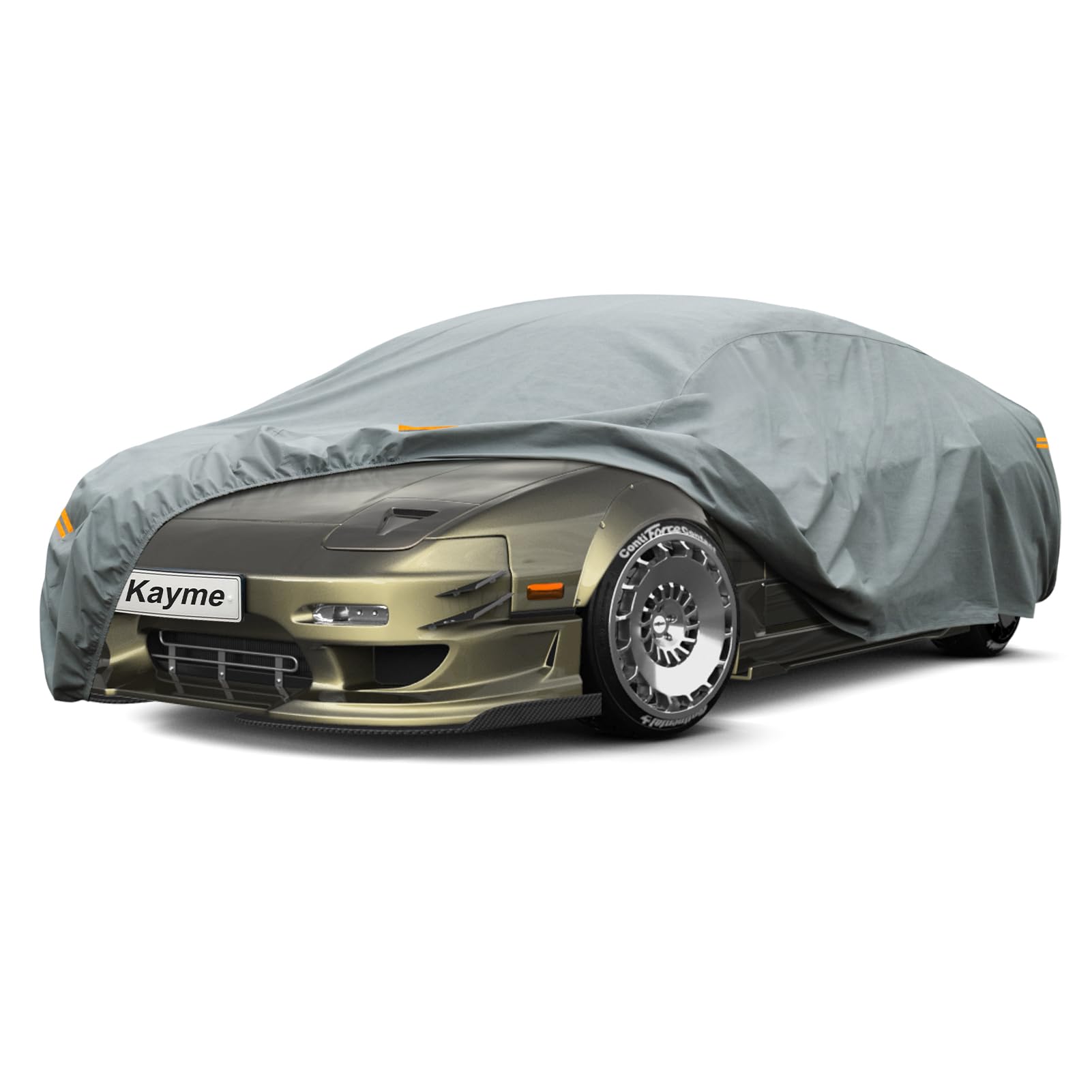 Kayme Heavy Duty Car Cover Custom Fit Nissan 240Sx (1989-1998) Waterproof All Weather For Automobiles, Full Exterior Covers Sun