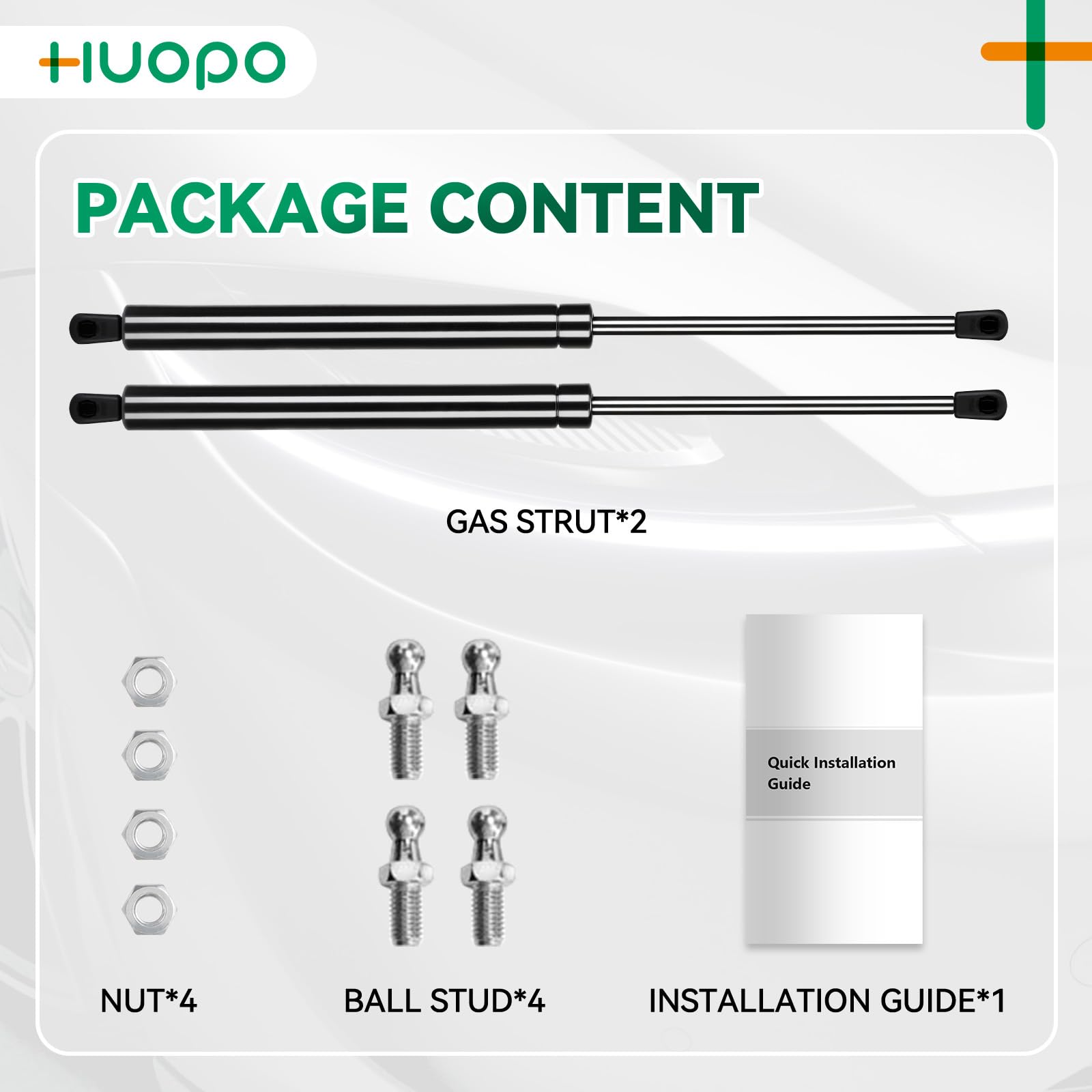 20 inch 150lb/667N Gas Shock Strut Lift Support for Tonneau Cover Camper RV Bed Basement Storage Doors Hatch Boat Lid Tool Box C