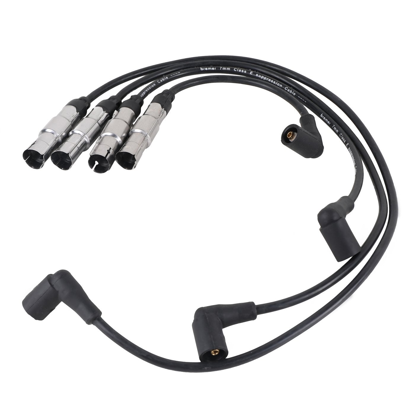 AutoPart T ST-4129 7mm Ignition Spark Plug Wire Set, Set of 4, for Volkswagen 2001-2005 Beetle/ 2001-2007 Golf/ 2007-2010 Golf C