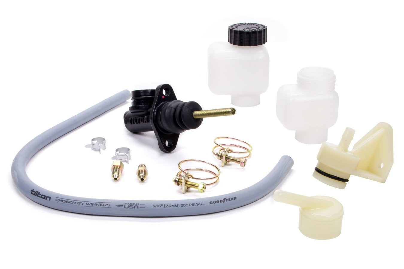Tilton 7/8' Master Cylinder Kit (Remote Kit, Small And Large Reservoirs)