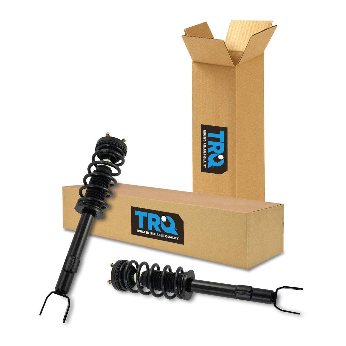 Trq Front Strut & Coil Spring Assembly Set Driver & Passenger Sides Compatible With 11-20 Chrysler 300