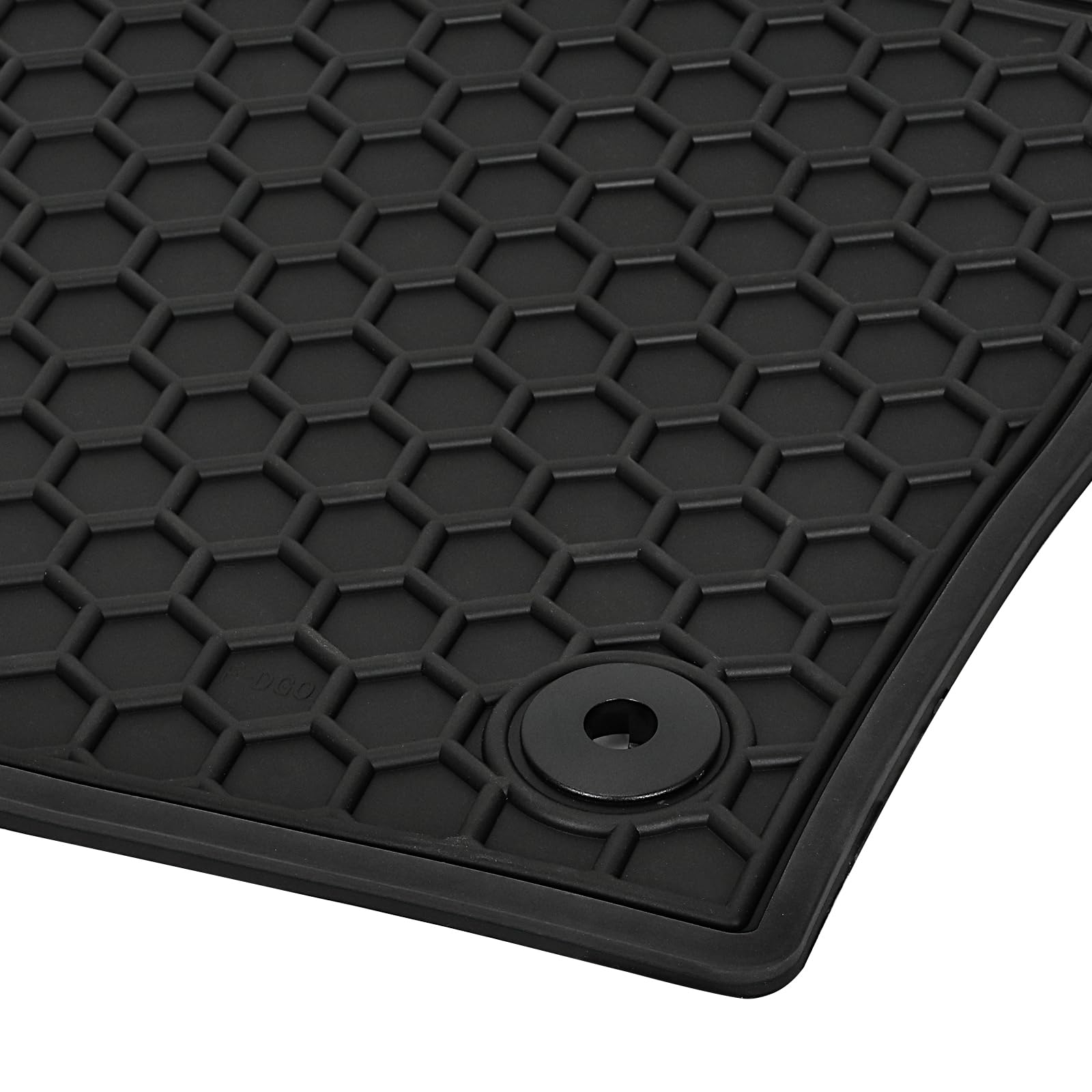 Matericuo Car Floor Mats Custom Fit For Volkswagen Vw Jetta 2019-2025 Black Rubber Auto Liner Mats All Weather Protection Heavy
