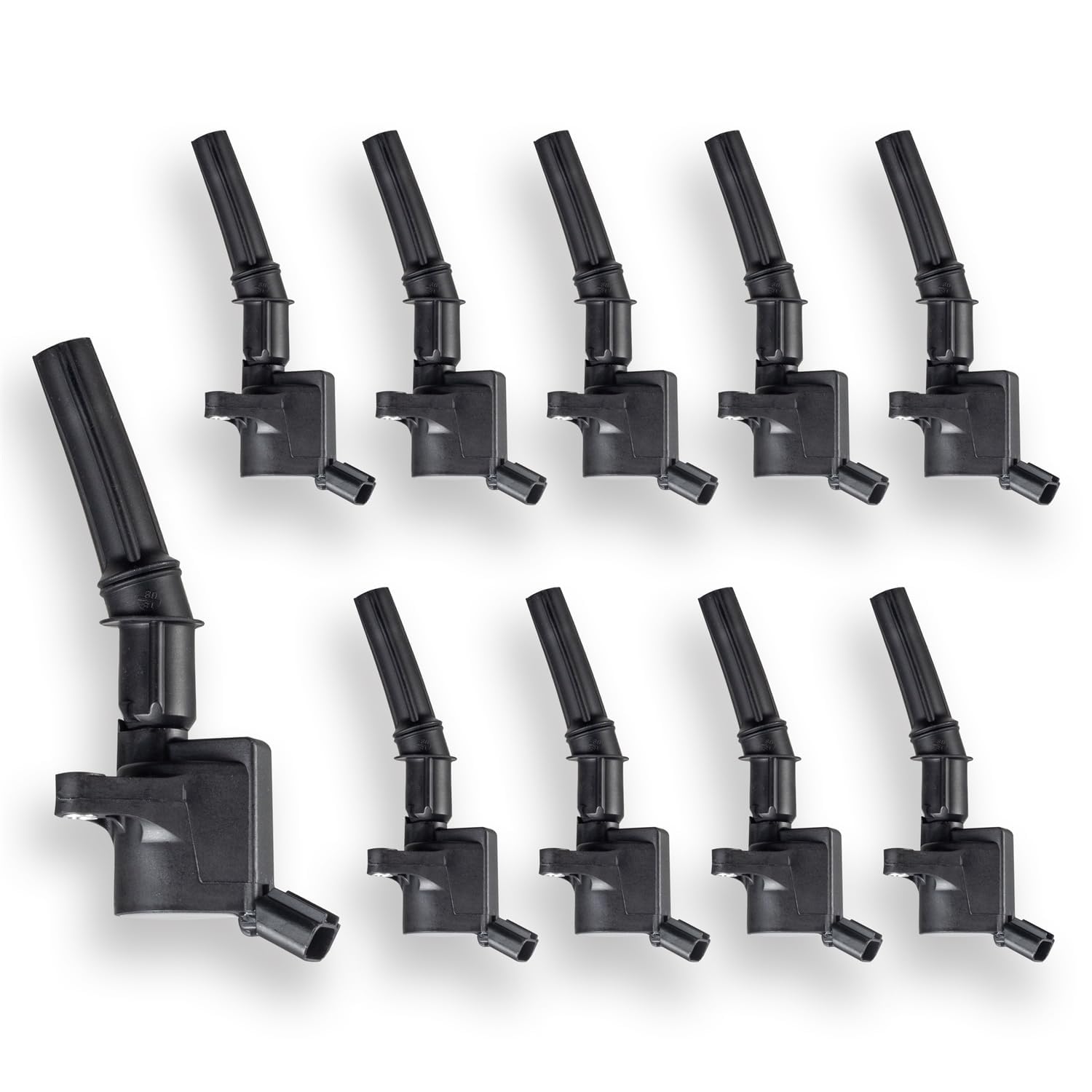 ENA Set of 10 Ignition Coil Pack Compatible with Ford Lincoln Mercury Super Duty E250 E350 E450 F350 F450 F550 Econoline Excursi