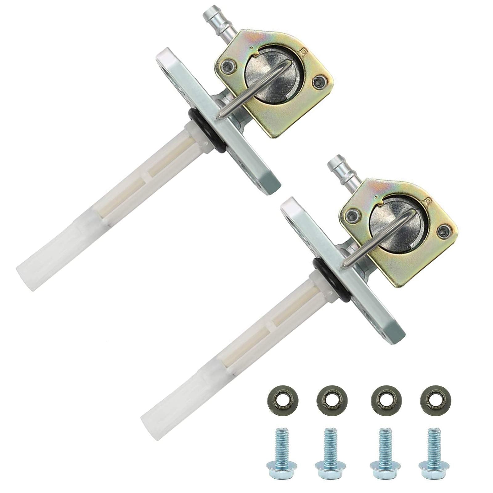 CRF50F Fuel Valve Petcock, LIYYOO Gas Fuel Tank Switch Petcock Valve, Compatible With Honda CRF50F CRF70F CRF80F CRF100F CRF150F