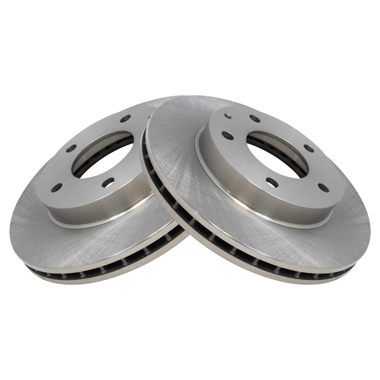 Trq Front And Rear Brake Pad & Rotor Kit Brake Pads Brake Rotor Ceramic Compatible With 2003 Mazda Protege