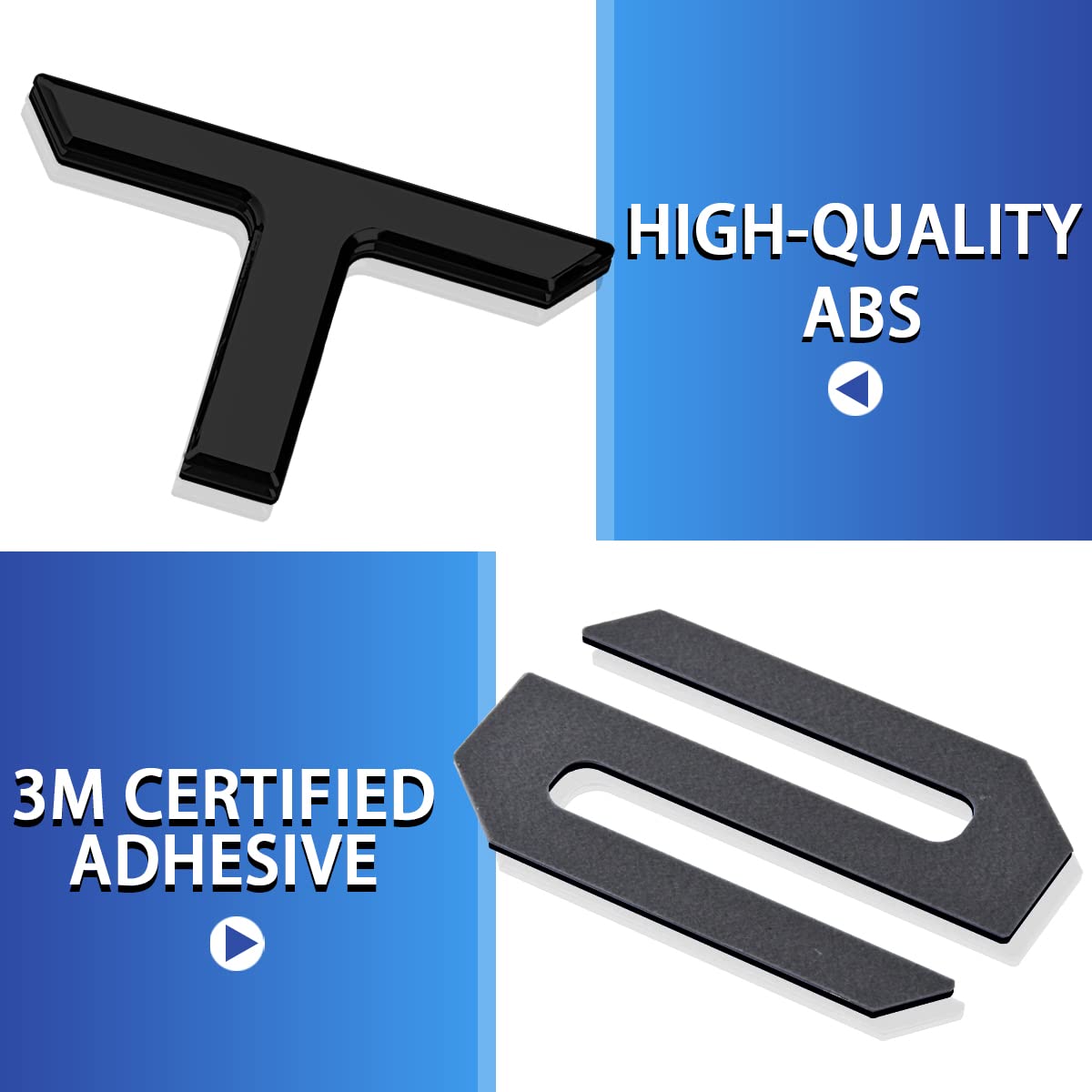 Tailgate Insert Letters Compatible for 2022 2023 Santa Cruz 3M Adhesive & 3D Raised Tailgate Decal Letters (Matte Black)