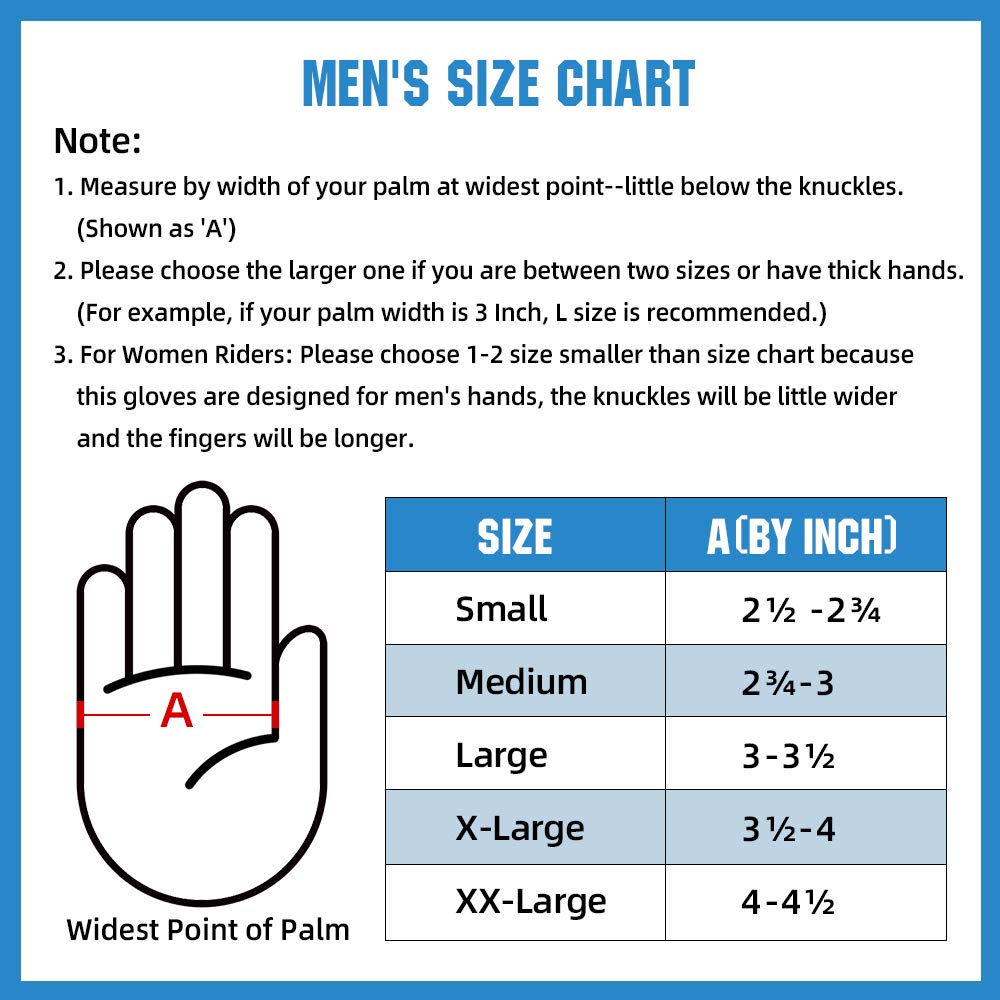 Updated Full Finger Leather Motorcycle Gloves Phone Touch Goat Skin Black Motorbike Riding Gloves (Updated,Non-Perforated, L)