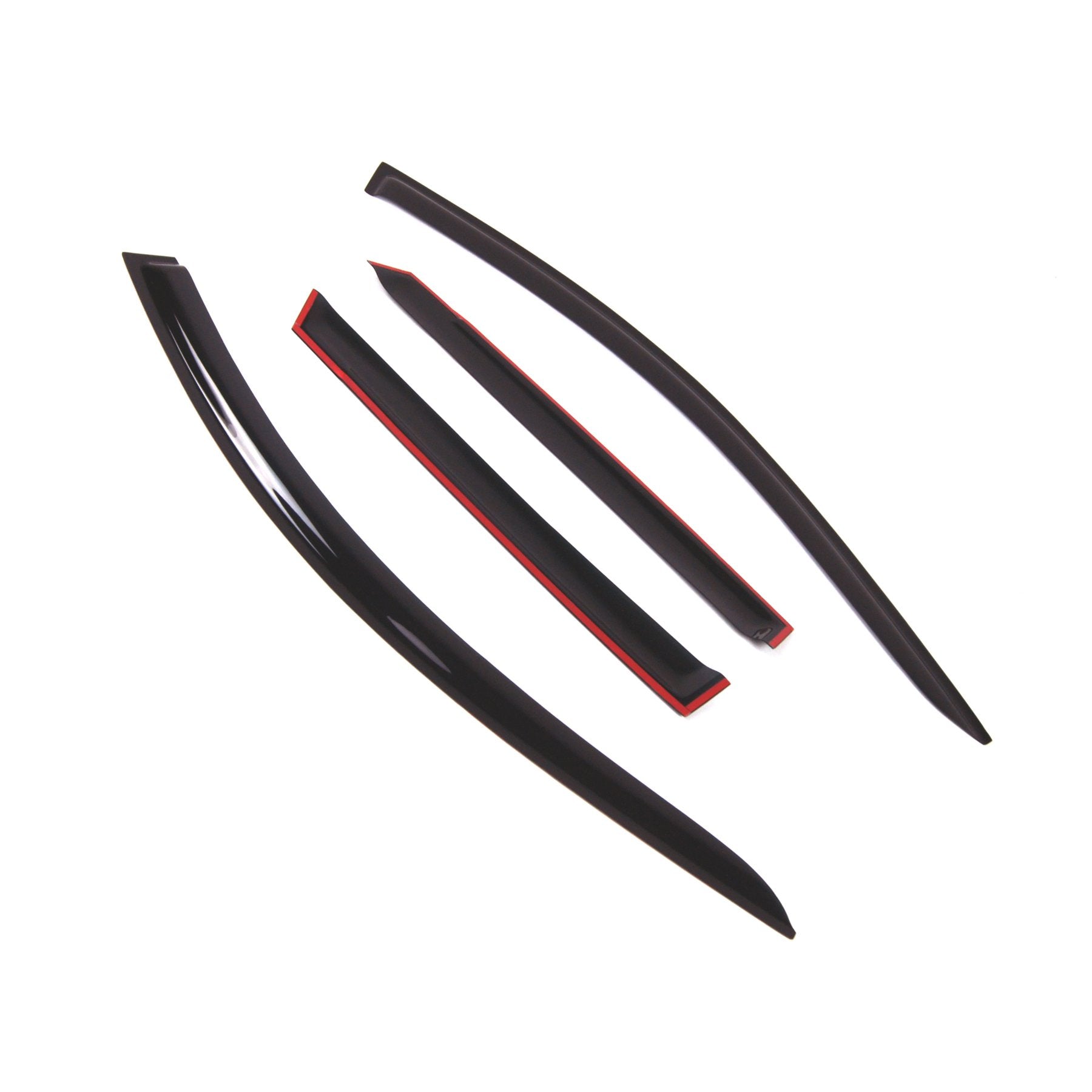 Car Window Rain Guard | Outside Mount Visors Auto Side Window Deflectors | Windows Visor Rain Shields Compatible With 2013-2017