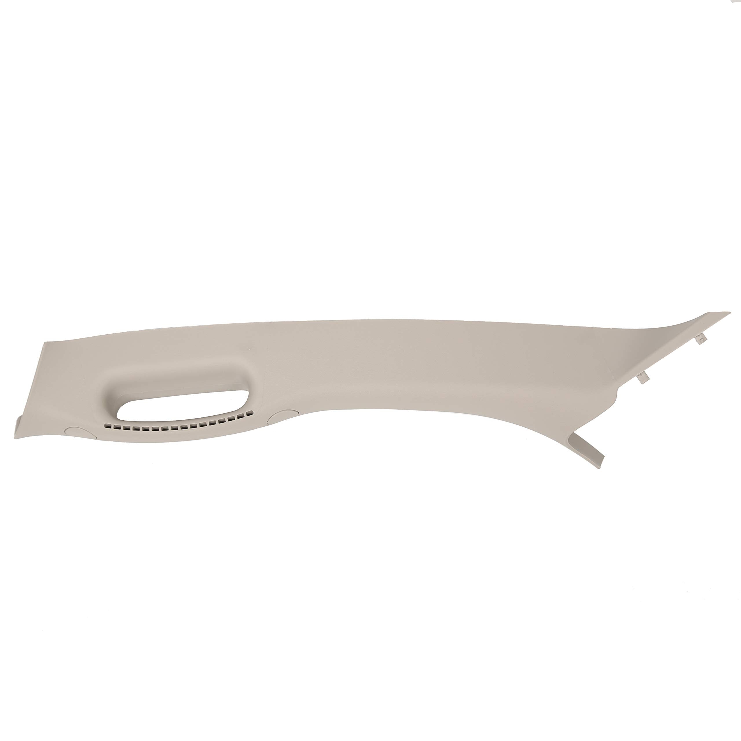 HECASA A Pillar Grab Handle Trim for 2002-2010 Dodge Ram 1500/2500/3500, Left, Gray, Plastic, Model 1TE75BD1