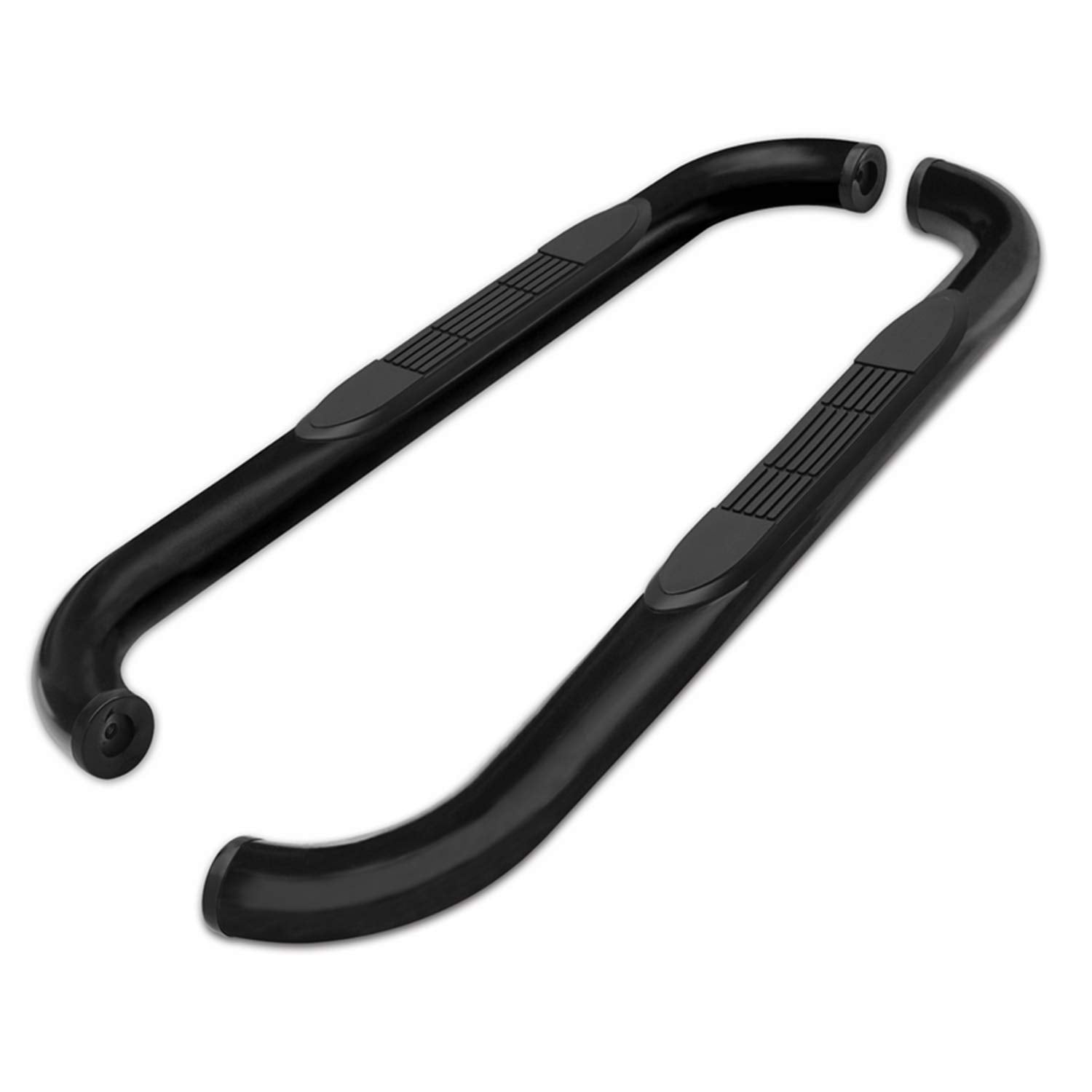 Tac Side Steps Running Boards Fit 1999-2018 Chevy Silverado/Gmc Sierra 1500 Regular Cab|1999-2019 Silverado/Sierra 2500/3500 Regular Cab (Exclude C/K Classic) 3' Step Rails Side Bars Nerf Bars