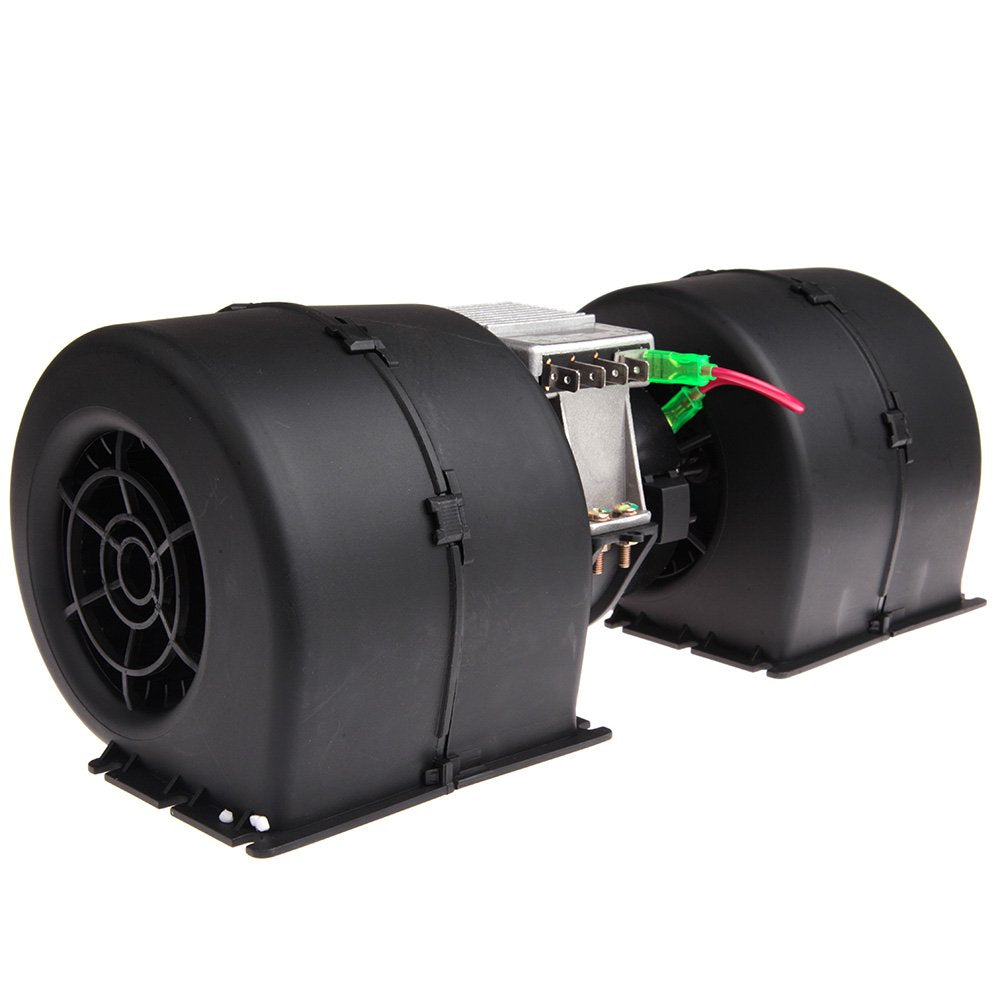 SCITOO HVAC Heater Blower Motor w/Fan HVAC Blower Motor fit for 008-A45-02,26-19939 (12V) HVAC Heater Blower Motor Assembly with Fan Cage 12V Replacement