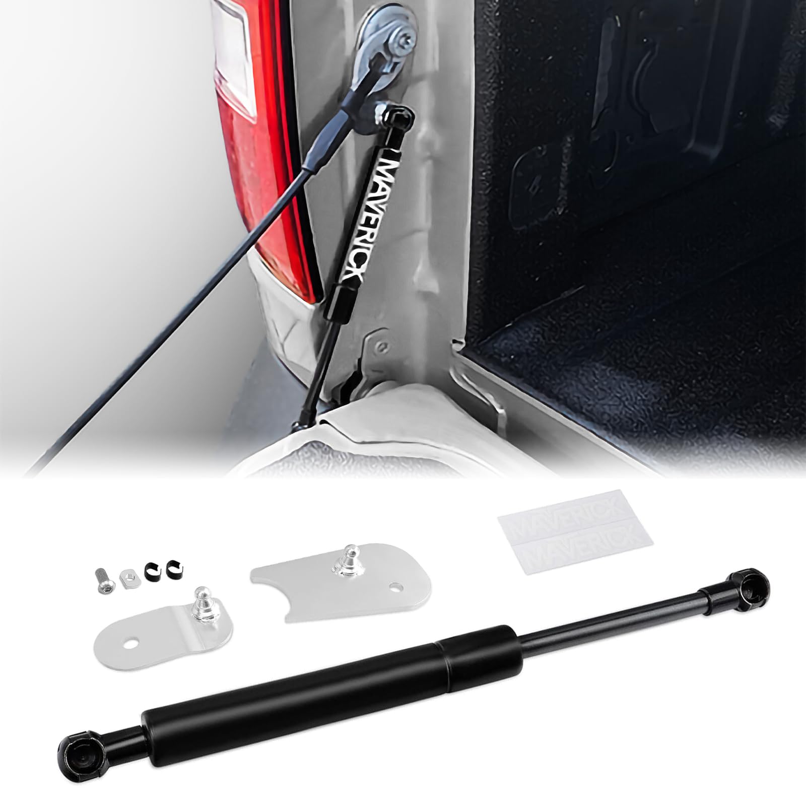Klutchtech 2022 2023 2024 Tailgate Assist Shock Maverick Truck Lift Assist Tailgate Shock Lift Assist Soft Open Compatible With 