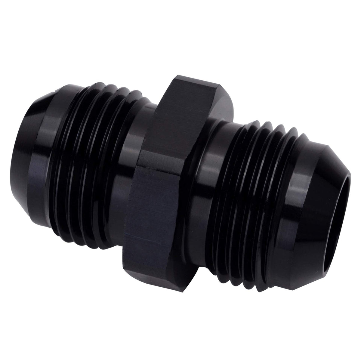 EVIL ENERGY 6AN to 6AN Male Flare Coupler Union Straight Fuel Hose Adapter Fitting Black