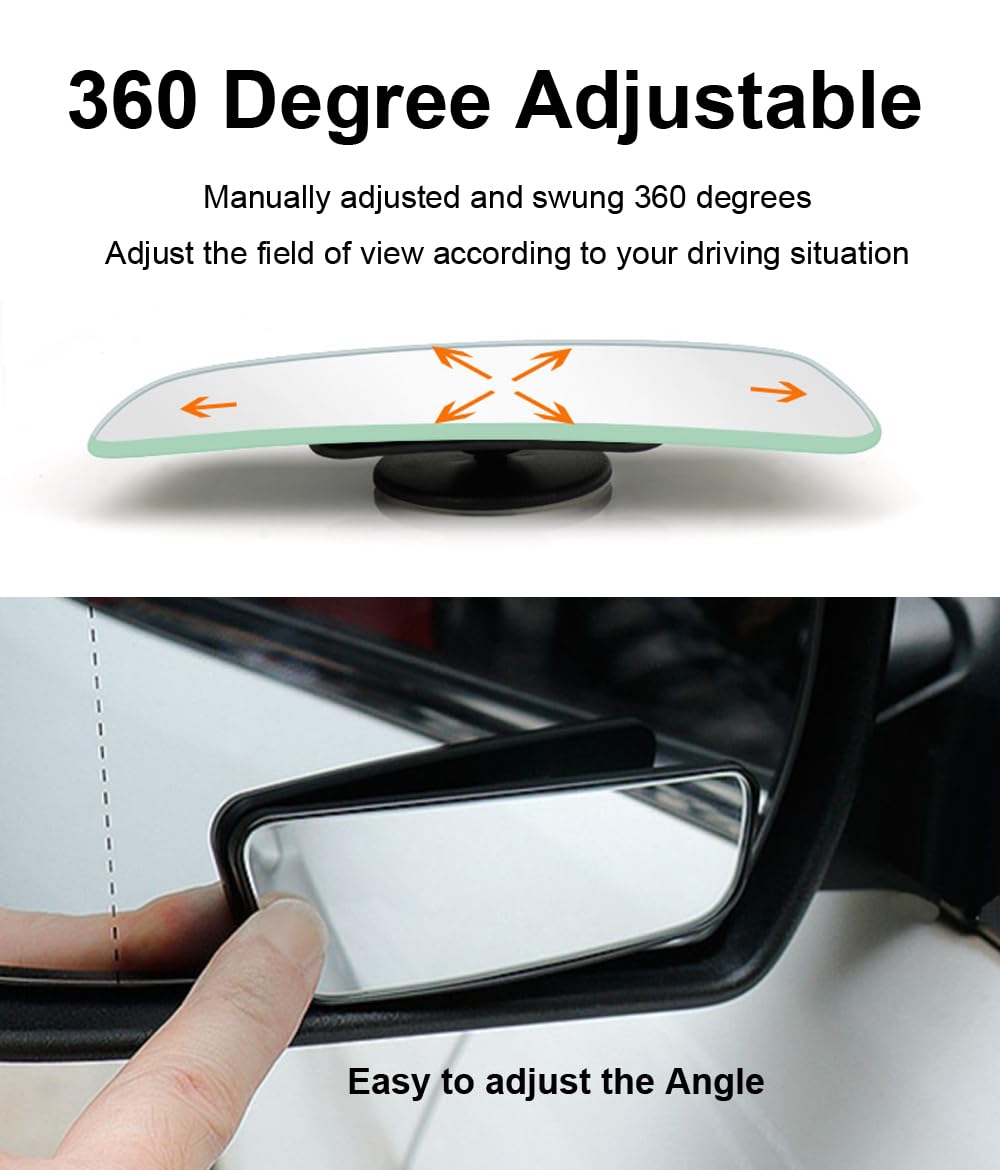 Blind Spot Mirror 2 Pack, Convex Mirror Car Blind Spot Car Mirror Blindspot Mirror For Car, Side Mirror Blindspot Rearview Mirro