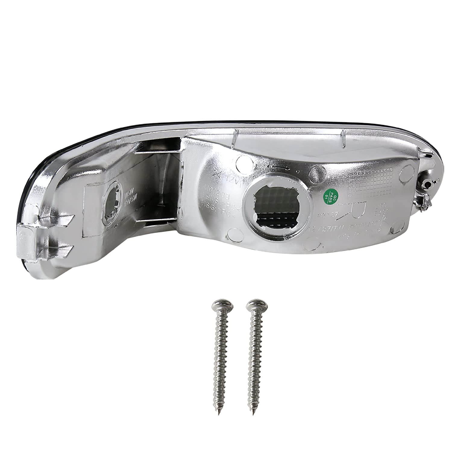 Spec-D Tuning Jdm Smoke Lens Rear Bumper Lights Turning Signal Lamps Compatible With 2000-2005 Mitsubishi Eclipse L+R Pair