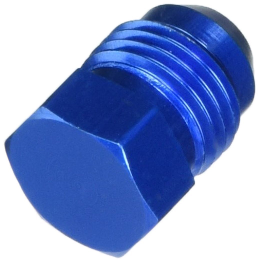 Aeroquip Fcm3714 Blue Anodized Aluminum -06An Flare Plug
