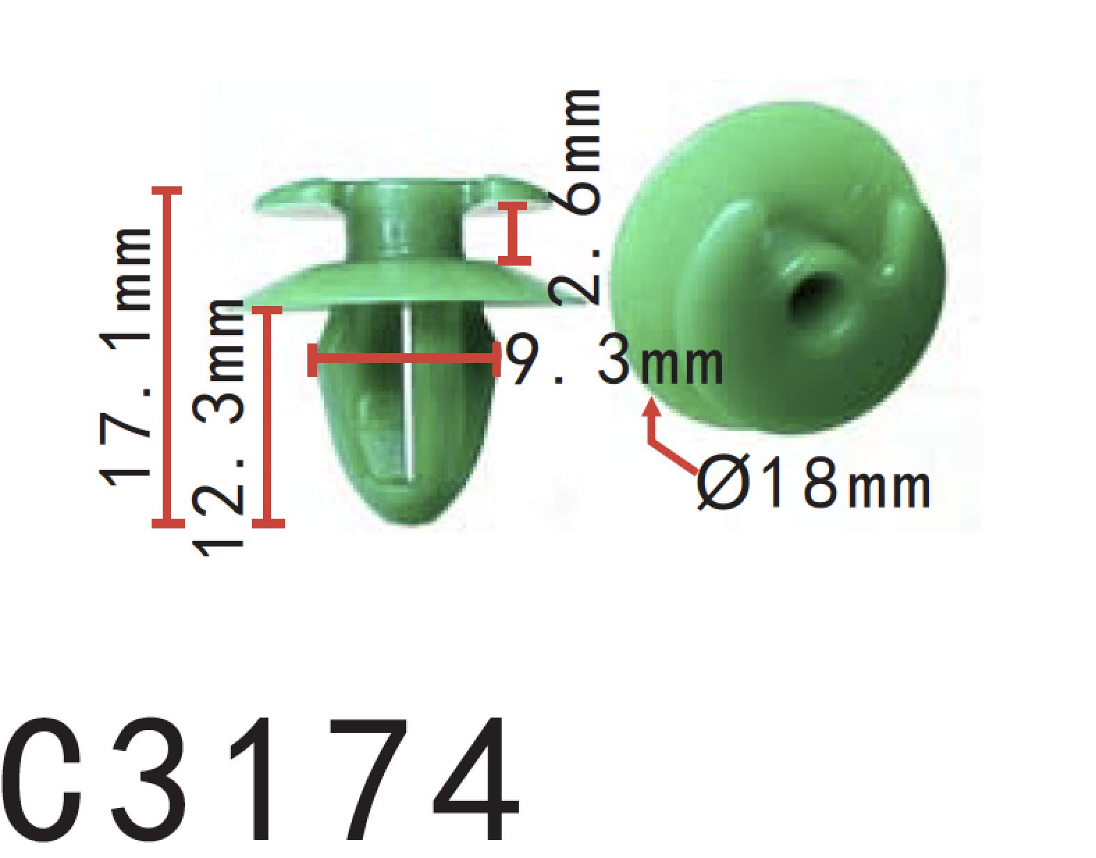 Autobahn88 Retainer Clip For Door Trim Molding, Compatible With Bmw (Oem: 51411870718) (Pack Of 20)