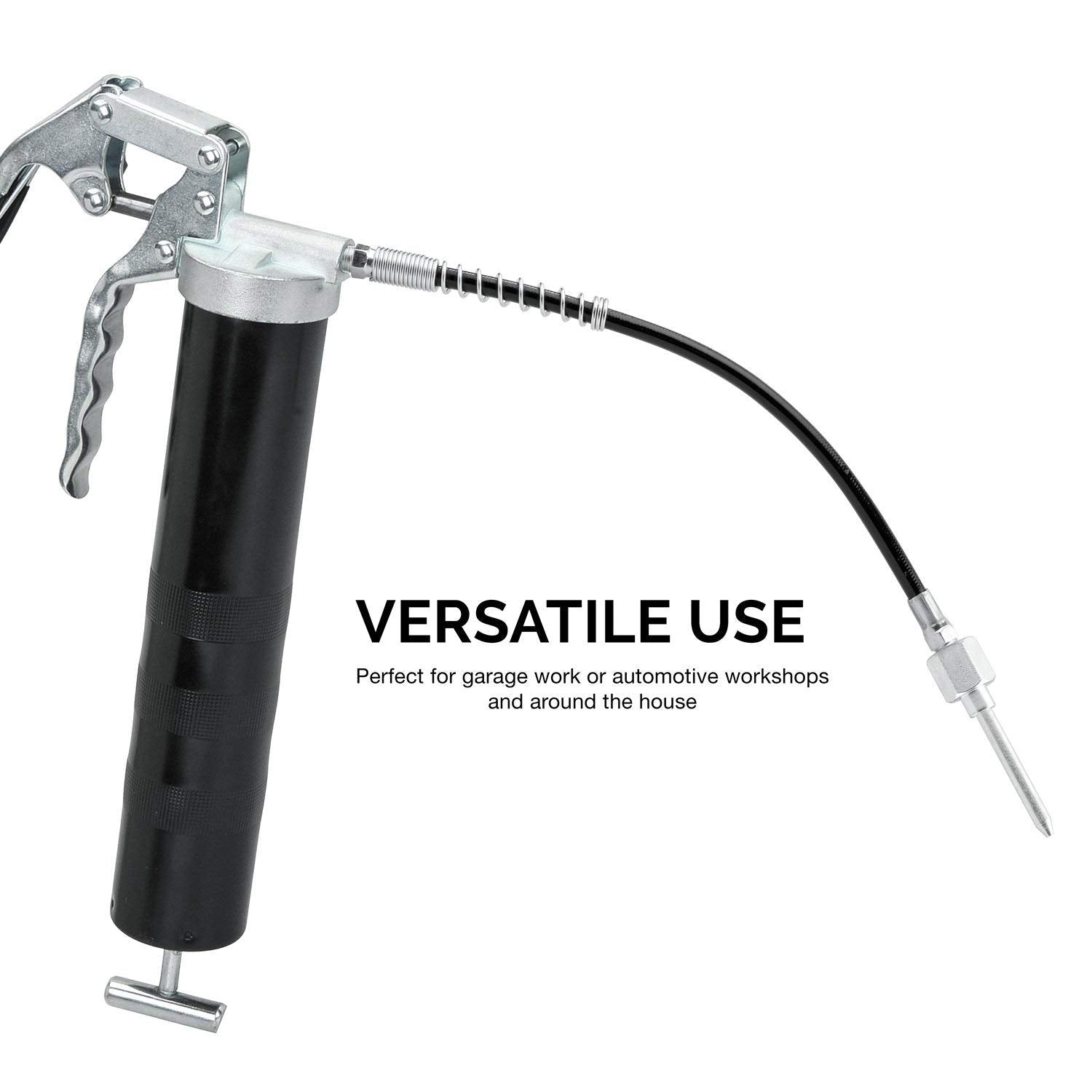 Tooluxe 61077L Multi-Function Grease Gun And Lubrication Accessory Kit