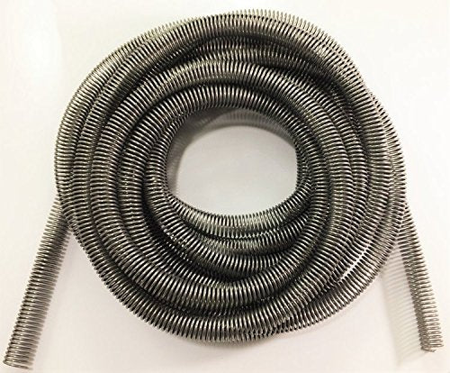 The Stop Shop Stainless Brake Line Protector (Gravel Guard Spring) For 5/16'' Tube - 16 Ft.