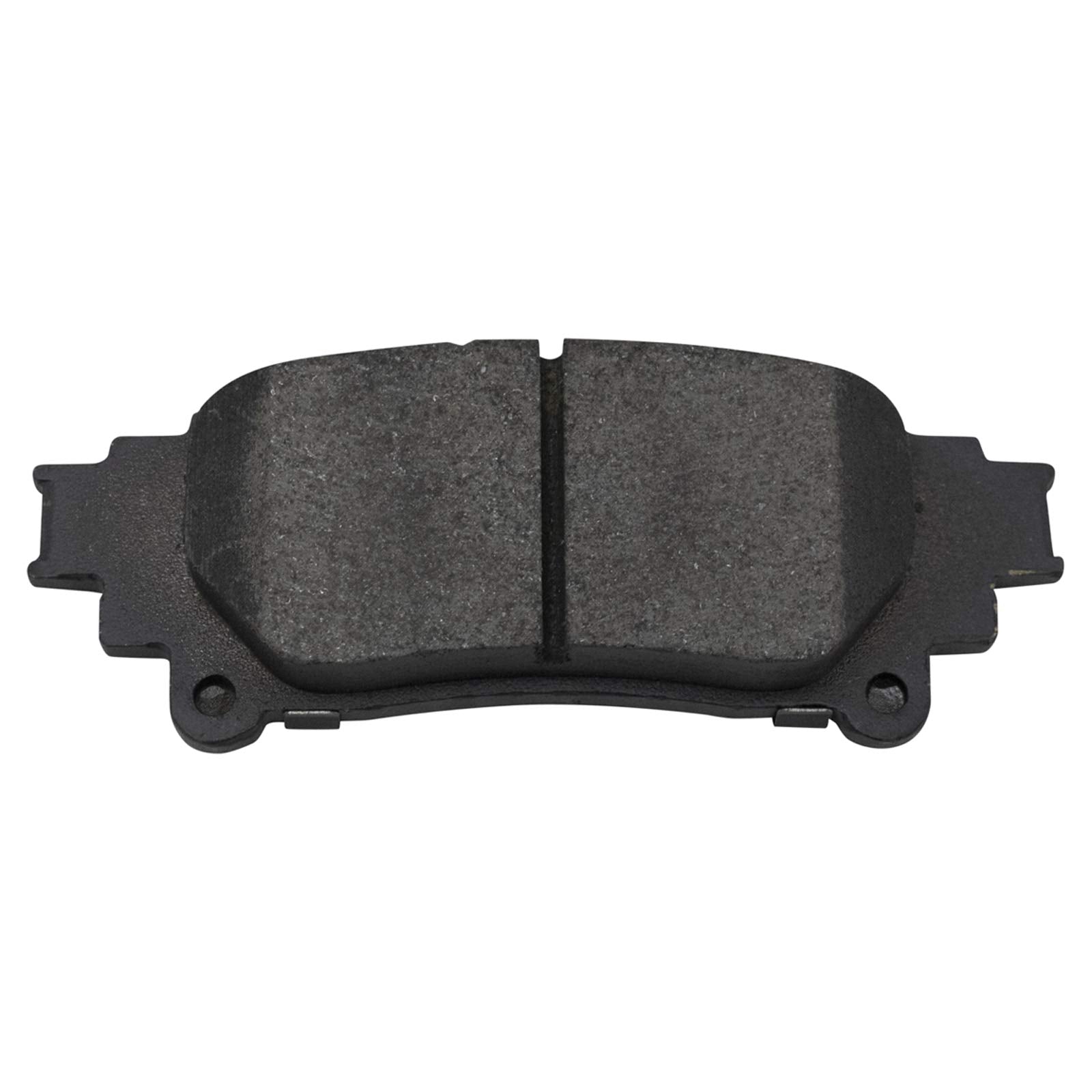 Trq Rear Brake Pad & Rotor Kit Brake Pads Brake Rotor Ceramic Solid Premium G-Coated Compatible With 2014 Toyota Highlander
