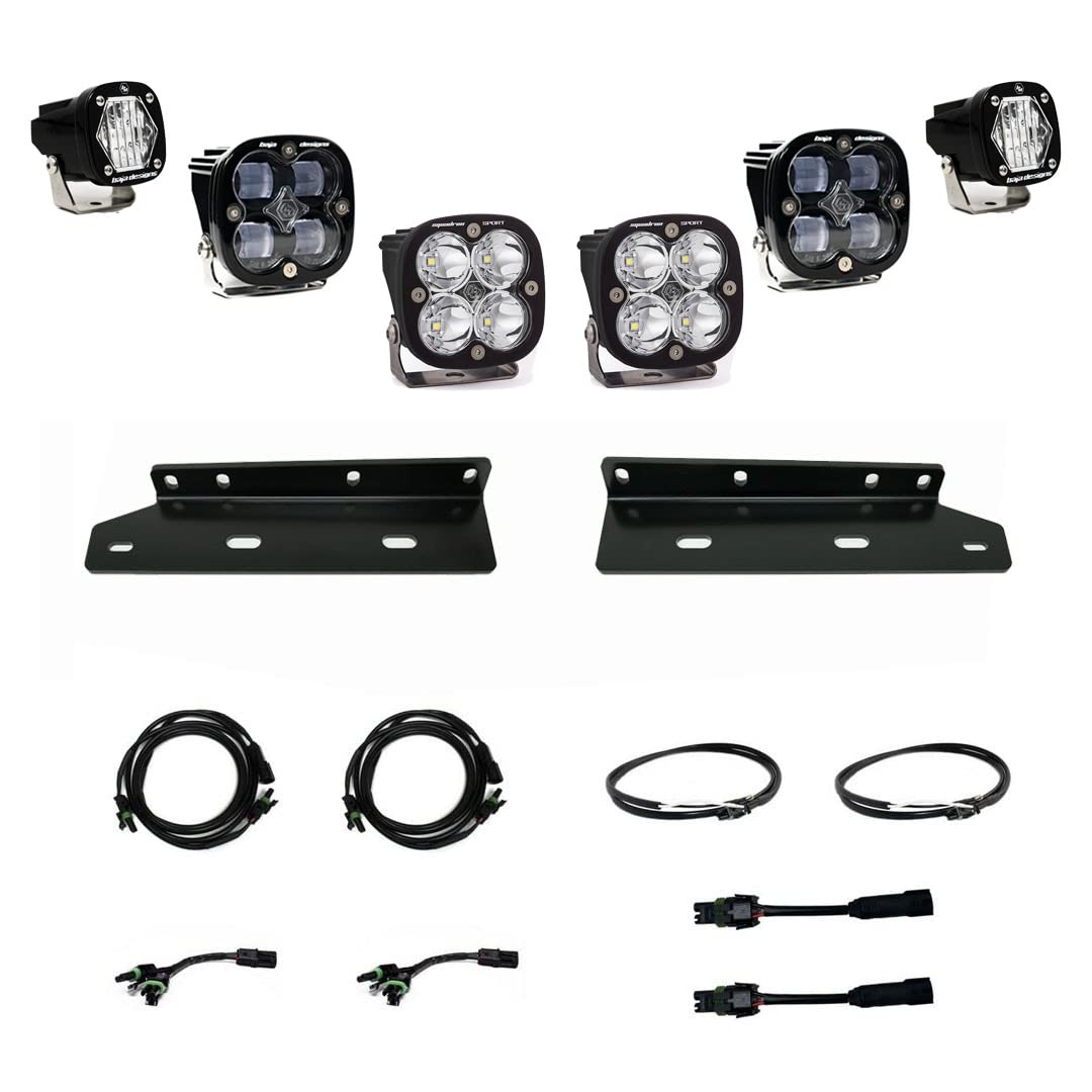 Baja Design Squadron Sae/S1 Fog Pocket Kit - (Multi-Pattern; Clear)