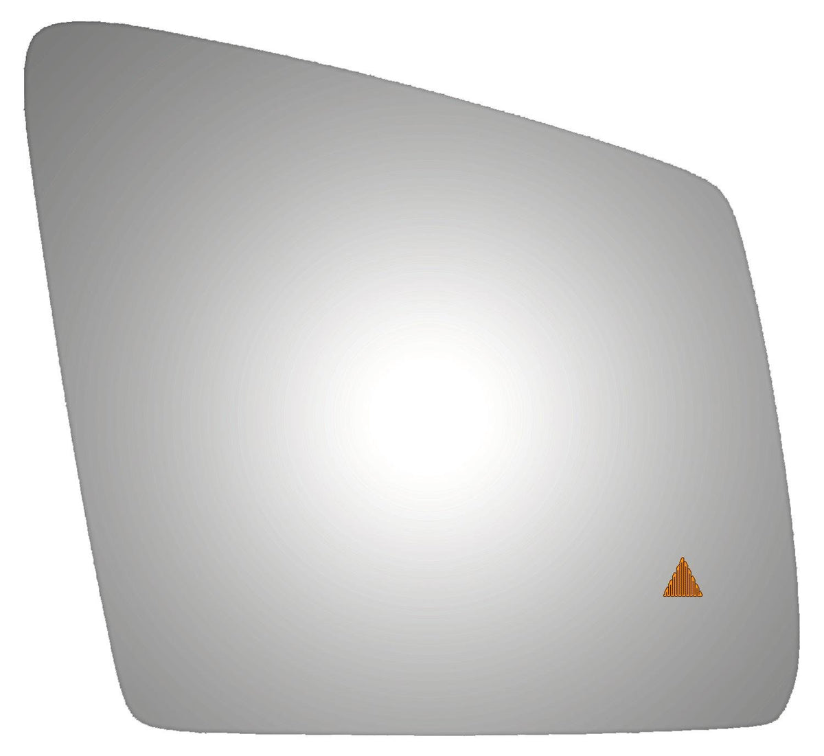 Convex Passenger with Blind Spot Warning Indicator Side Mirror Replacement Glass for 2012-2015 MERCEDES-BENZ ML350