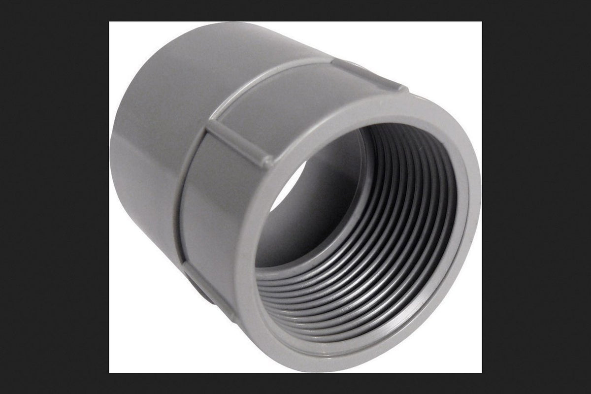 Cantex 5140049 Female Adapter, 2-1/2 In Conduit, Pvc