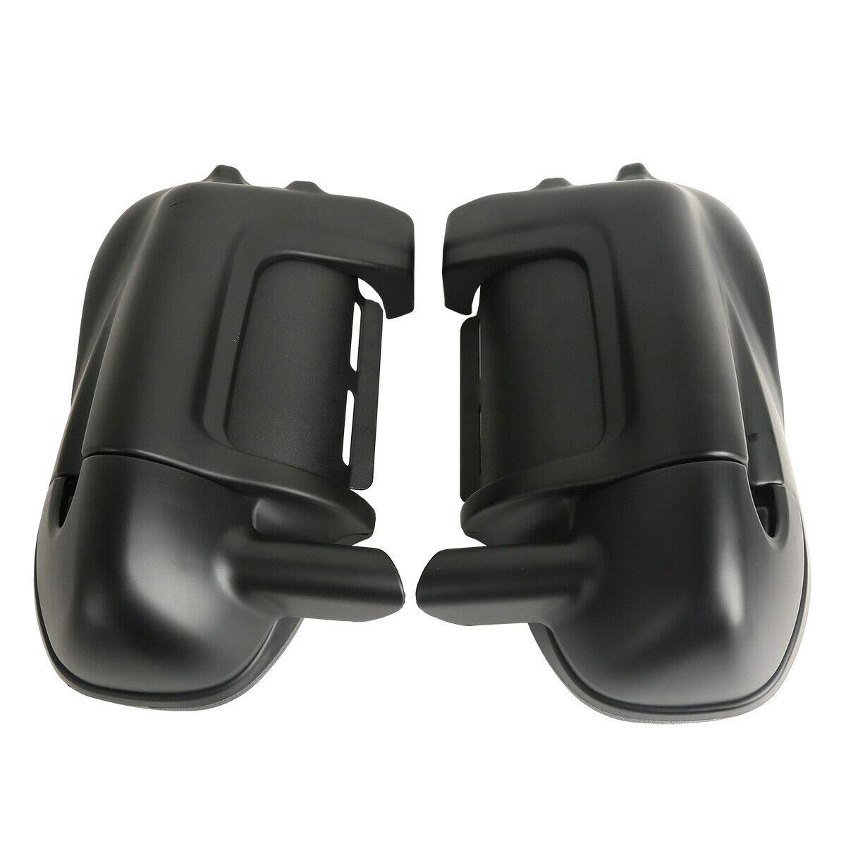 Tcmt Matte Black Lower Vented Leg Fairings Glove Box Fits For Harley Road King Road Glide Street Glide Electra Glide Ultra-Classic 1983-2013