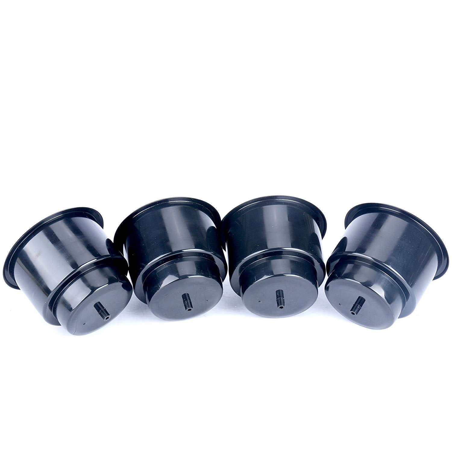 Amarine Made Recessed Plastic Cup Drink Can Holder With Drain Hole For Boat Truck Car Table Black (8)