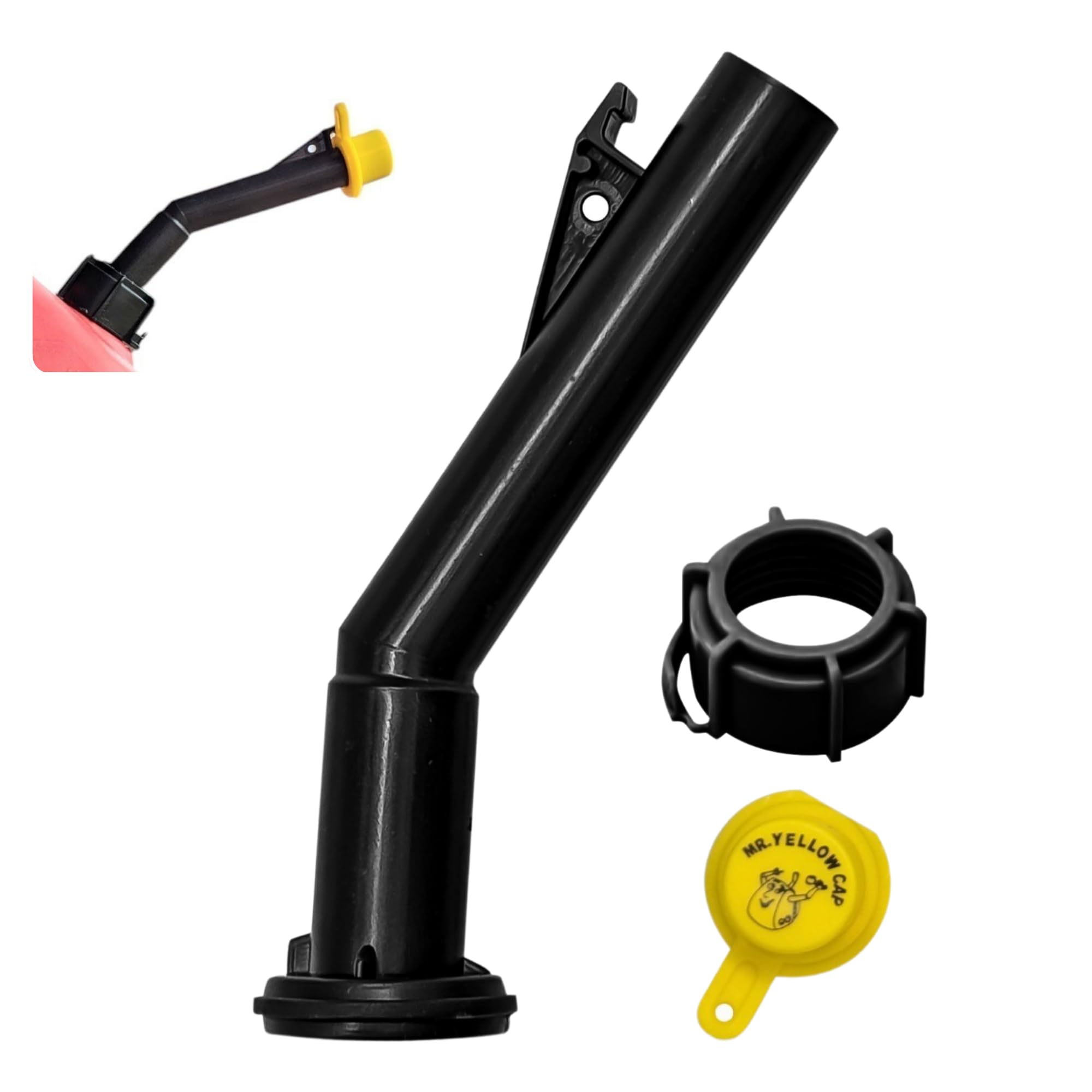 Mr Yellow Cap Gas Can Spout Replacement Old Style For ?????????? ???????????????????? ???????? - 1 Gas Can Nozzle Replacement, 1