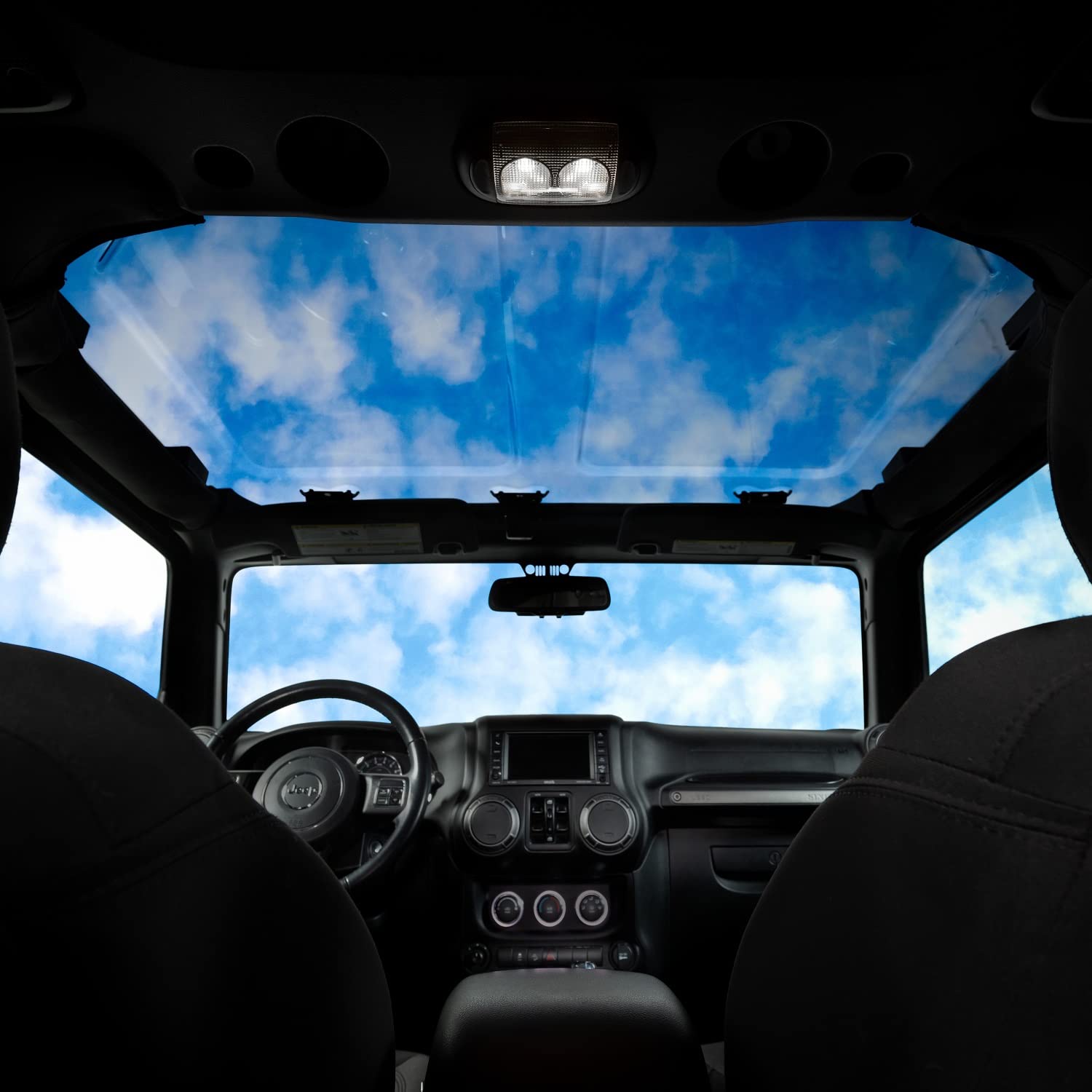 Putco Element Sky View Clear Lid Hard Top For Roof For Jeep Wrangler Jk 2009-2017 (Also Fits 2018 Jk Body)