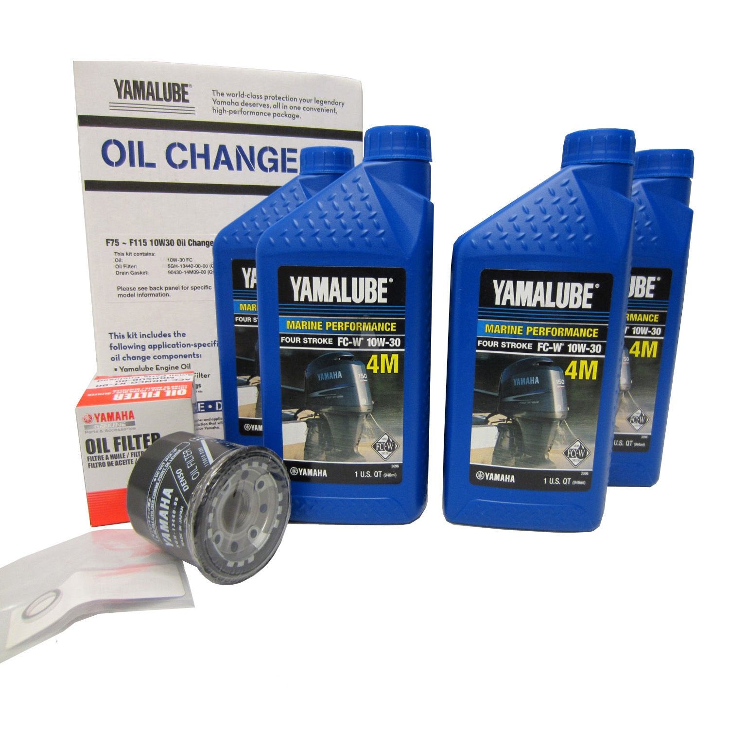 Yamaha Outboard New Oem Oil Change,Filter Service Kit F75-F115, Lub-Mrnmd-Kt-11