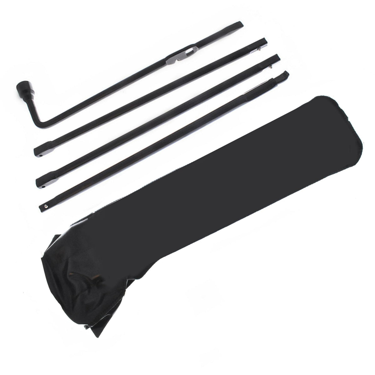 Jack Spare Lug Wrench Tire Tool Kit with Bag Replacement for Chevy Silverado 1500 Replacement for GMC Sierra 2000-2014